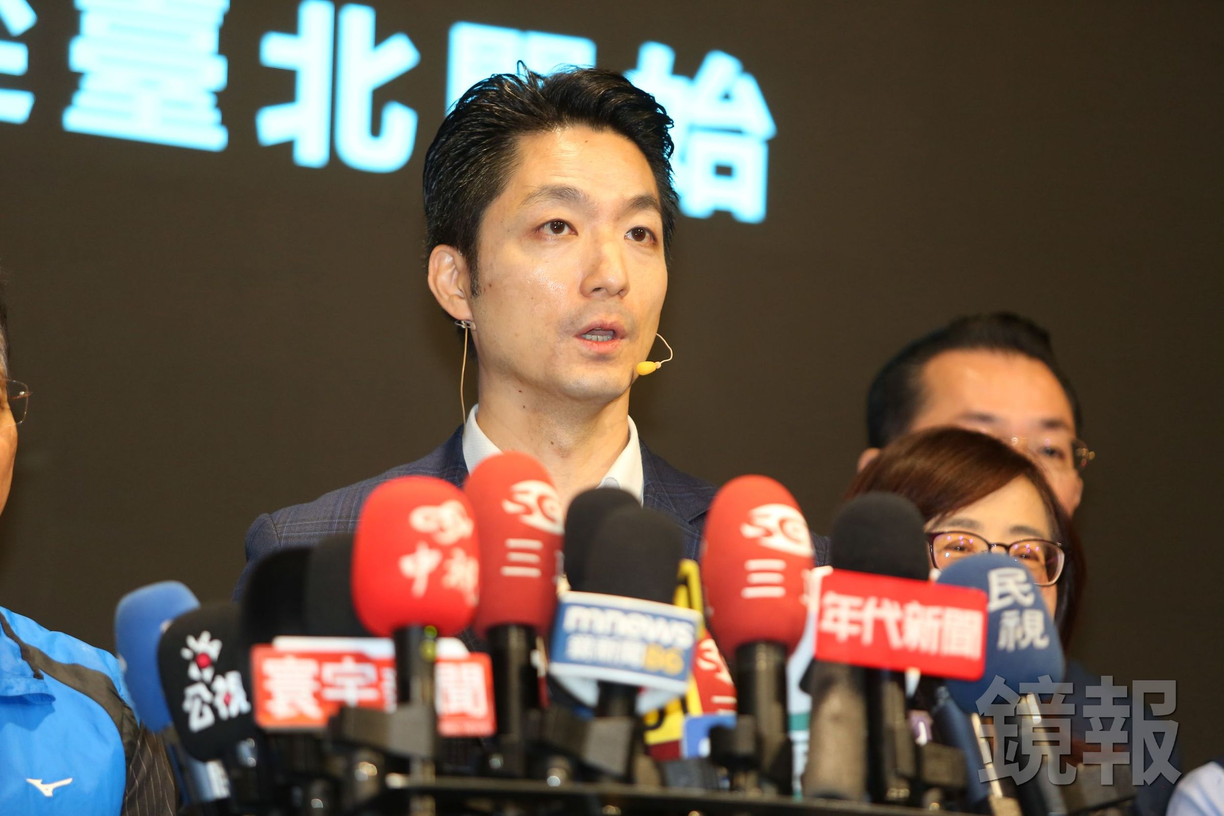 蔣萬安今終於上選戰開打以來的第一個專訪,被問到是否太過輕敵他也做出回應。(鏡報姜永年)