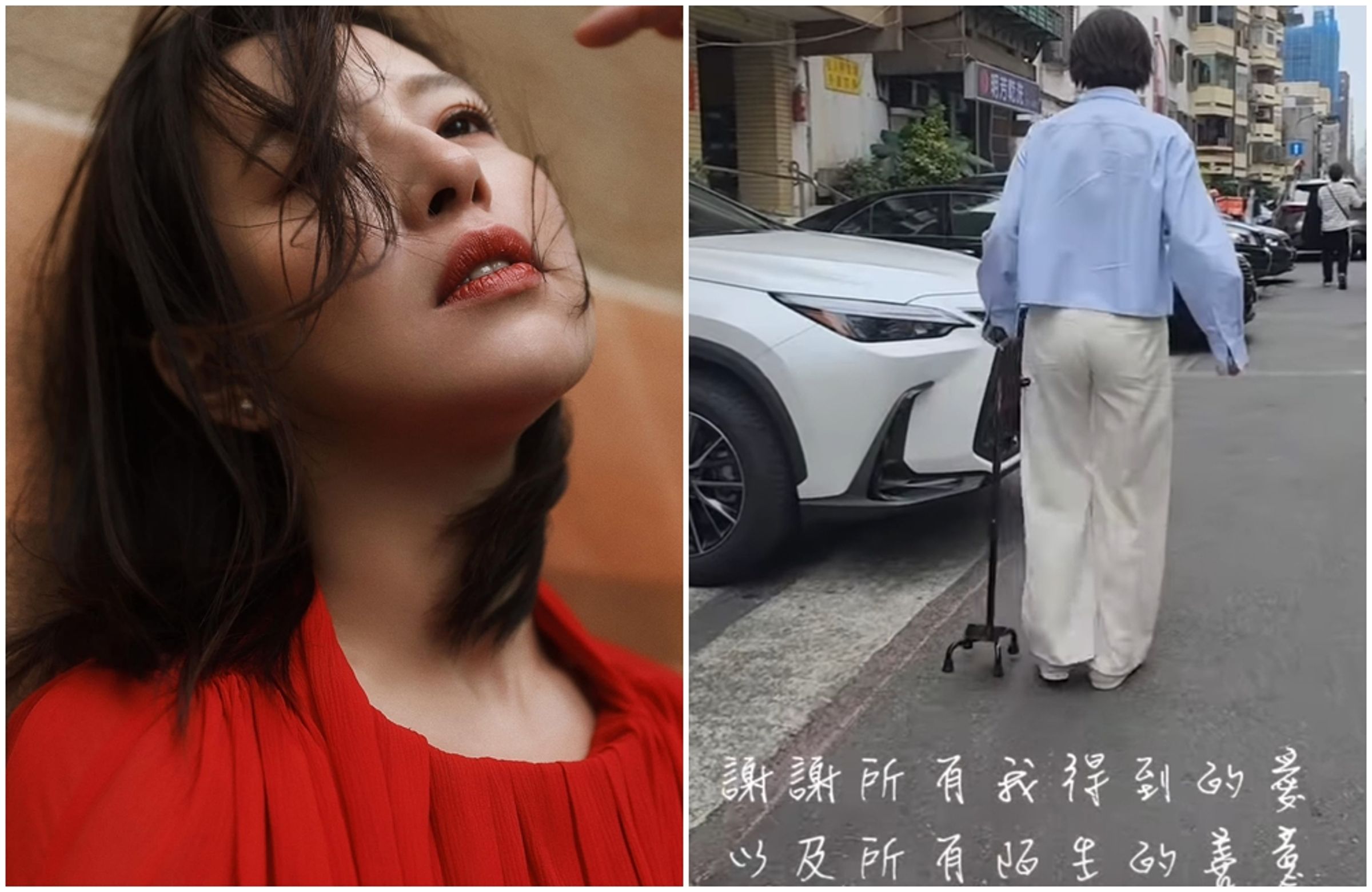 劉品言因為坐輪椅的視角，看見了很多平常不會發現的事情。（翻攝自劉品言臉書）