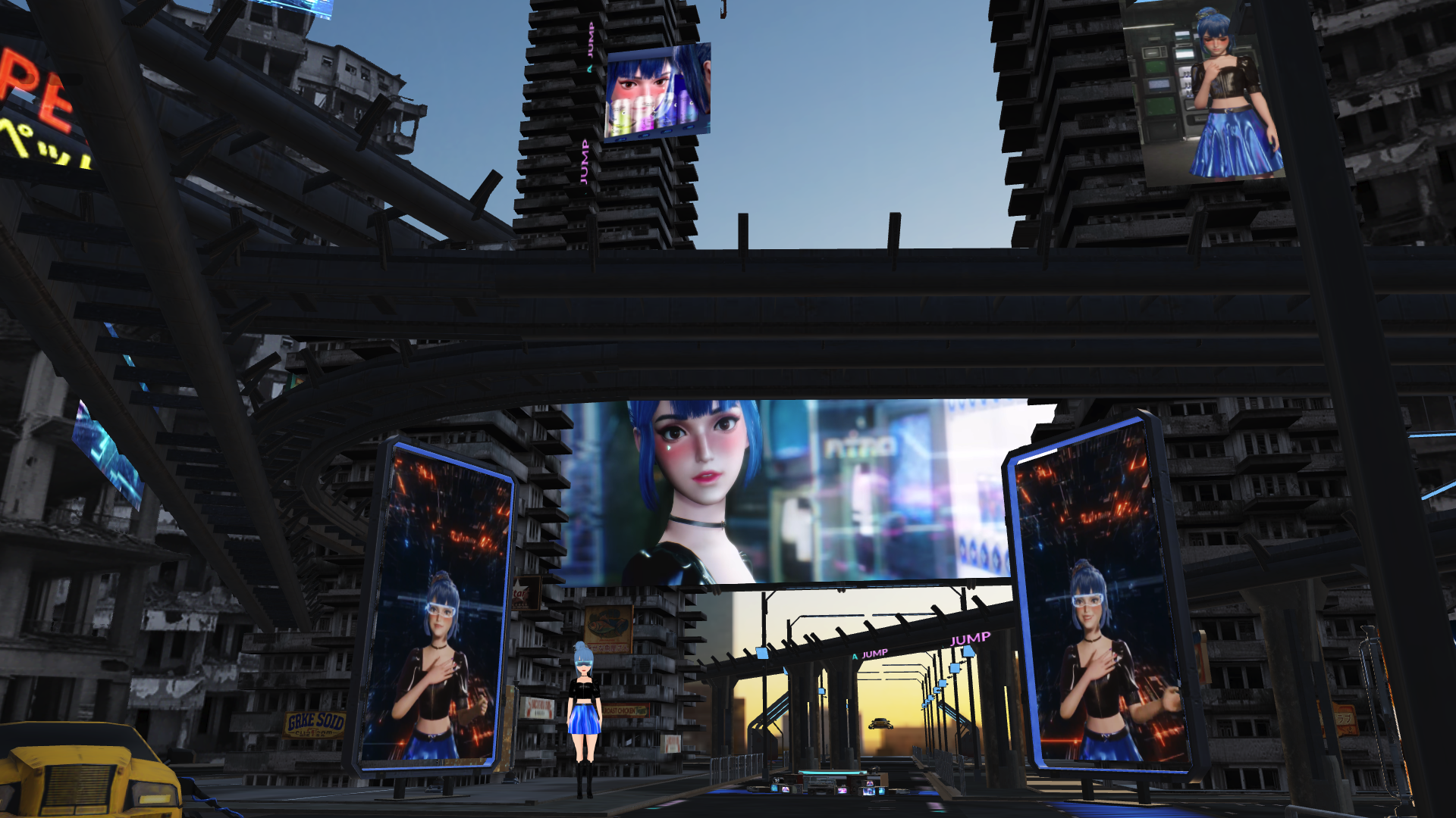 VIVERSE沉浸式3D互動空間技術，打造華納音樂台灣虛擬藝人NANA的家。（華納音樂提供）