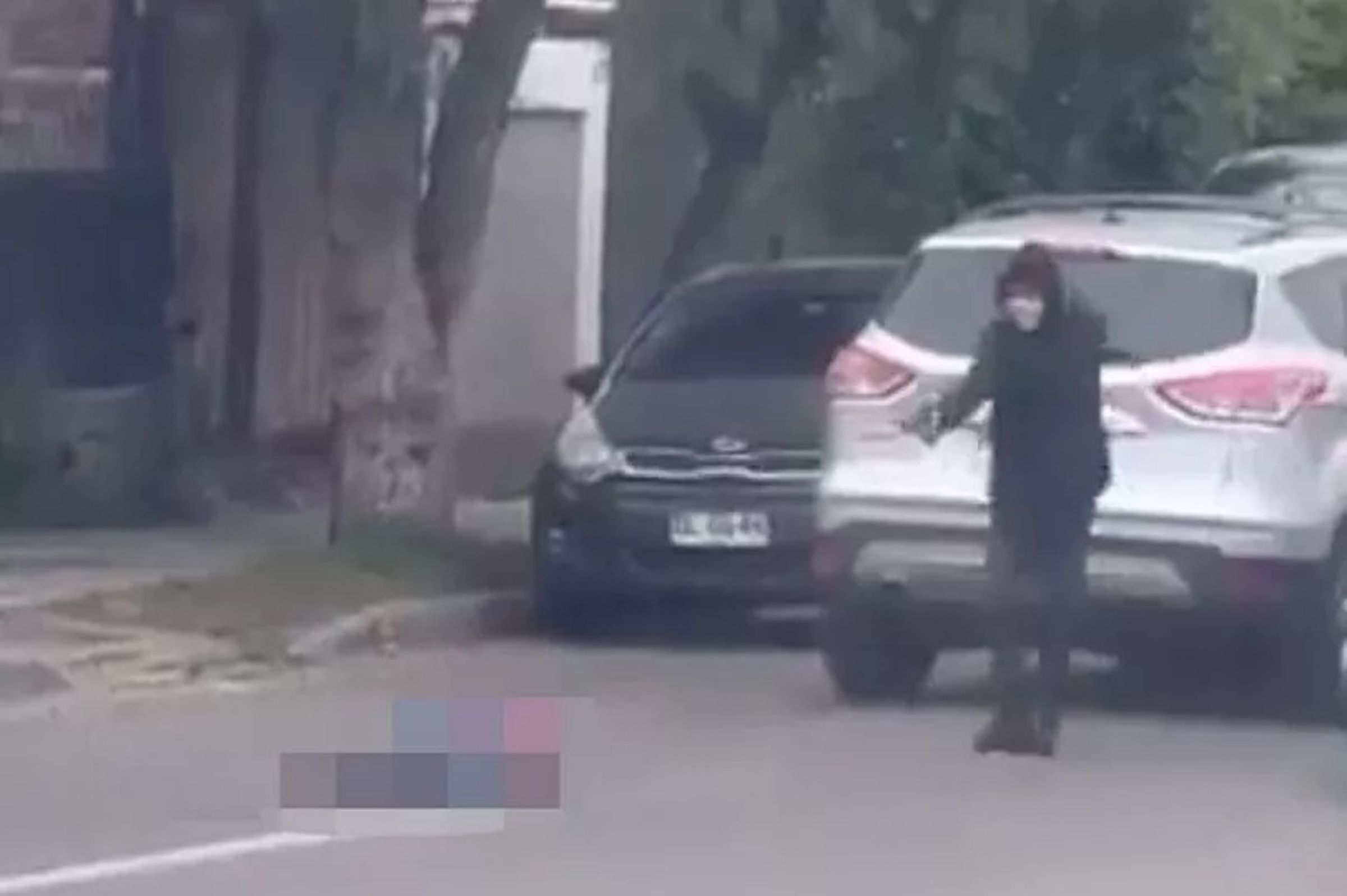 「麻藥網美」杜蘭當街遭爆頭。（翻自X平台）