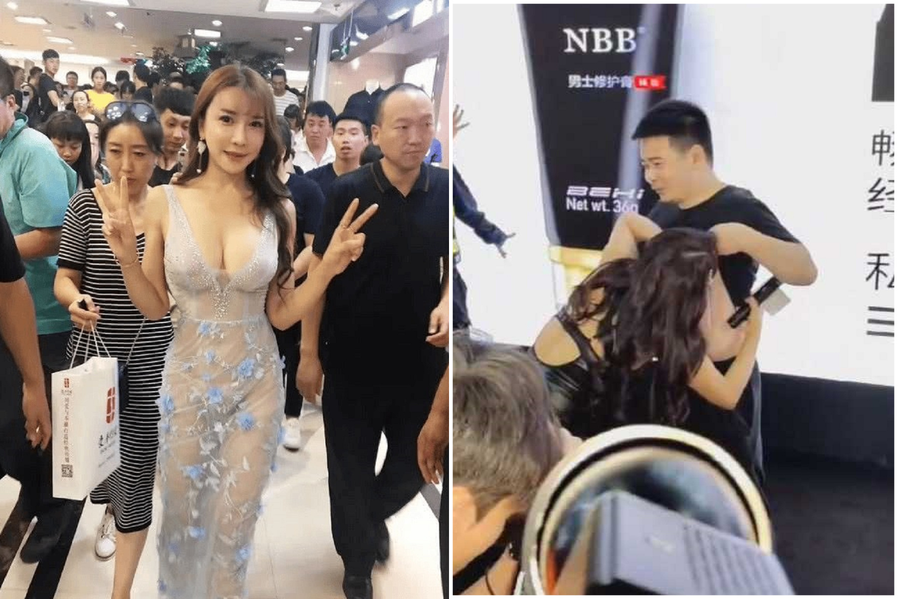 性感女星參加成人展發粉絲福利！「掏寶騎乘吸珍珠」整套來，全場嗨爆。（翻自《黑料網》）