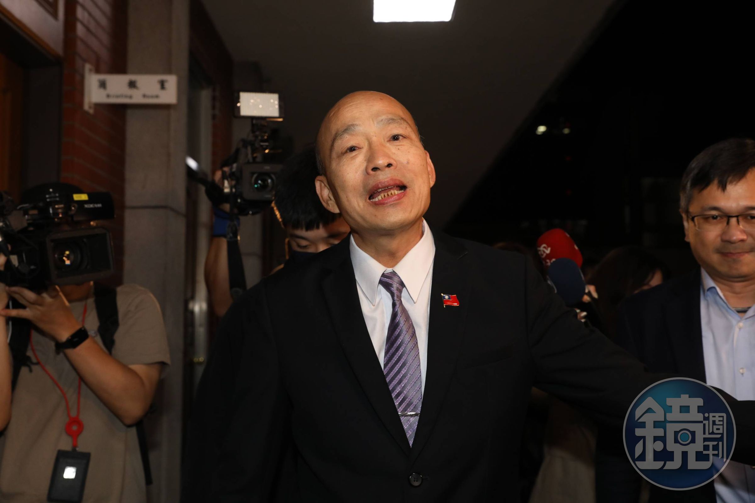 美國總統大選結果出爐，韓國瑜昨天發言時，提到台灣未來在政治安全、經濟上的挑戰，「只會更大不會更小」。（本刊資料照）