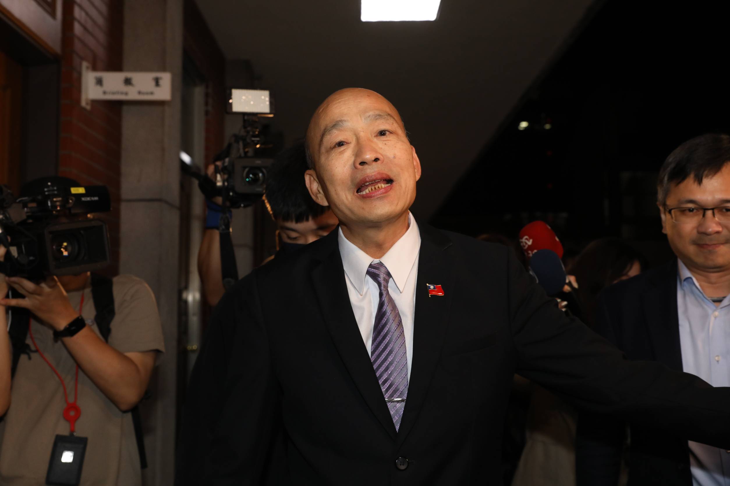 美國總統大選結果出爐，韓國瑜昨天發言時，提到台灣未來在政治安全、經濟上的挑戰，「只會更大不會更小」。（本刊資料照）