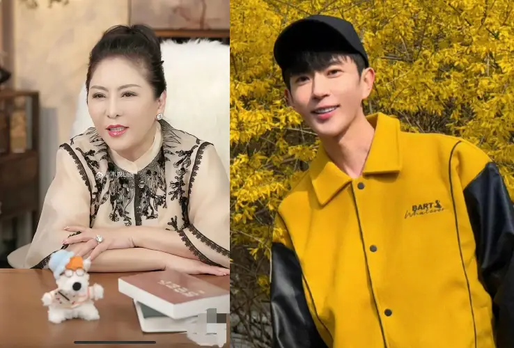 向太（左）直播間成為網友為于朦朧（右）傾訴平台，然而向太的回應卻引發熱議。（翻攝自微博）