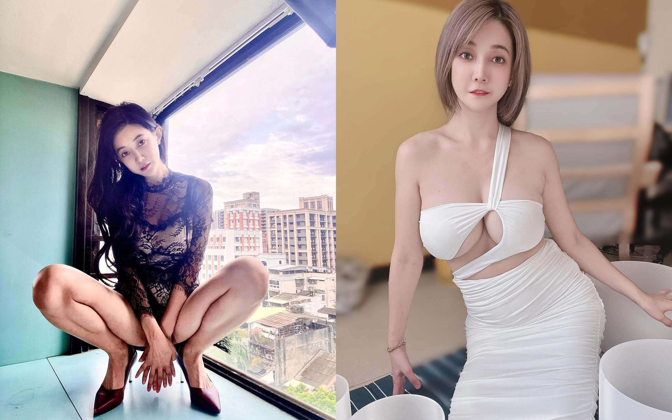 沈采霏參加《通靈之戰》爆紅，因火辣身材被譽為「最兇靈學女神」。（翻攝IG@like12302002）