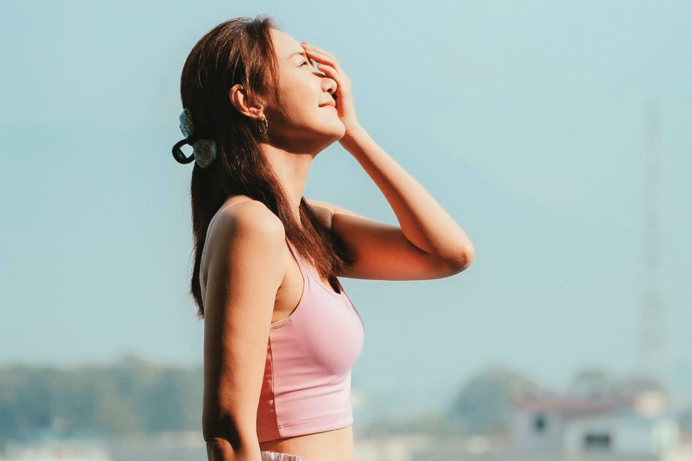 何妤玟自去年以來，為了處理火災賠償，身心狀況大受影響。（翻攝自何妤玟臉書）