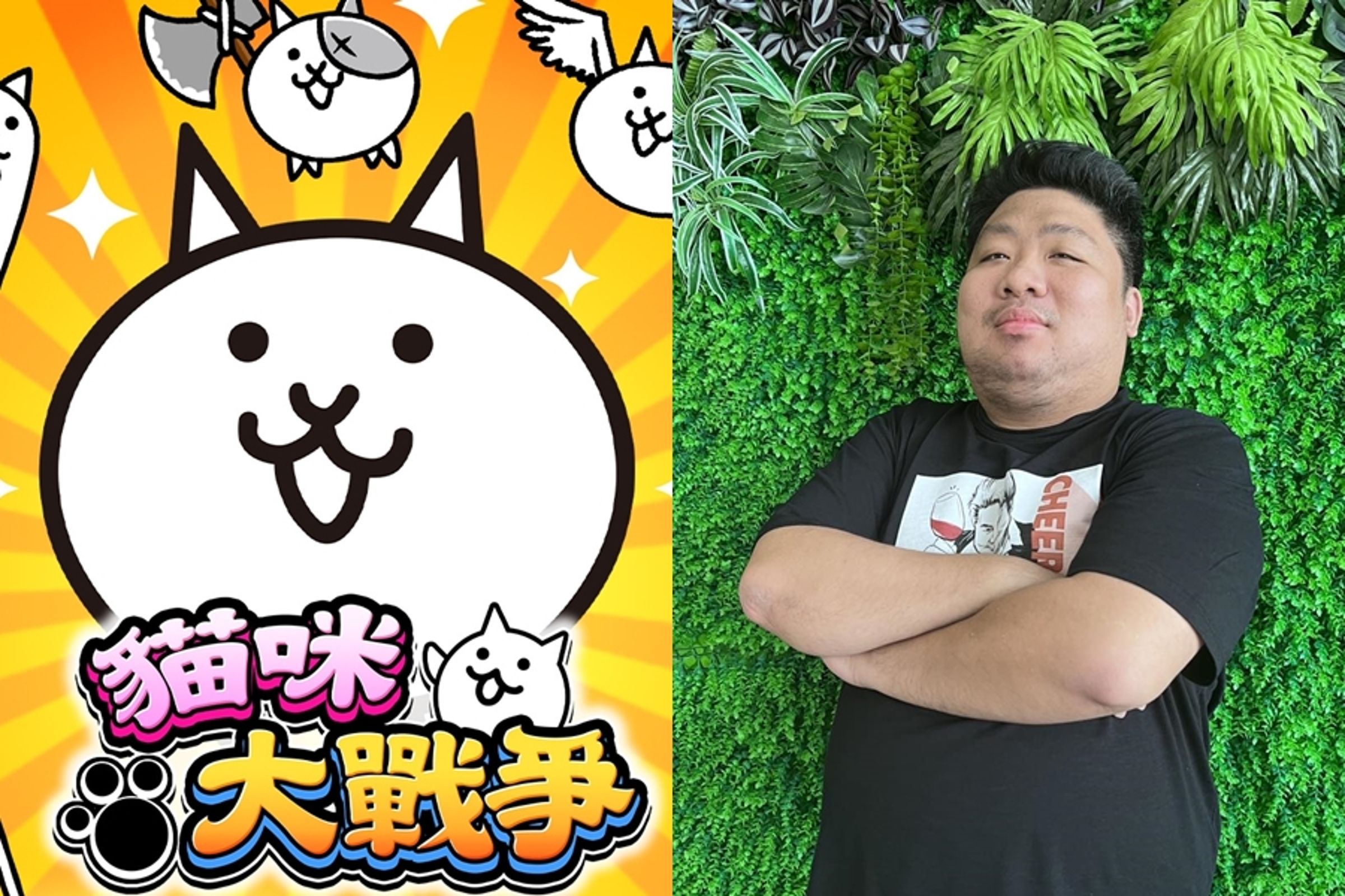 統神因為失言風波代言與合作邀約狂掉,今貓咪大戰爭也發文與他切割。(翻攝自貓咪大戰爭、亞洲統神-張嘉航臉書)
