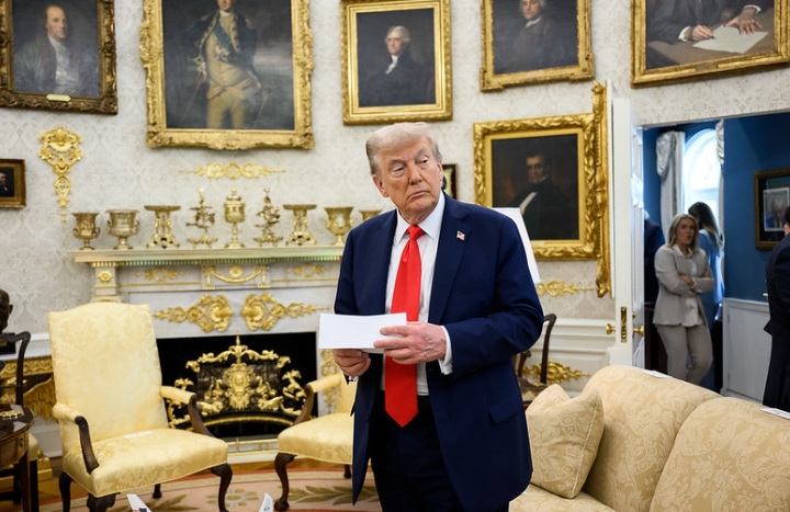 川普將簽行政命令把國防部改為「戰爭部」。（翻攝自白宮Flickr）