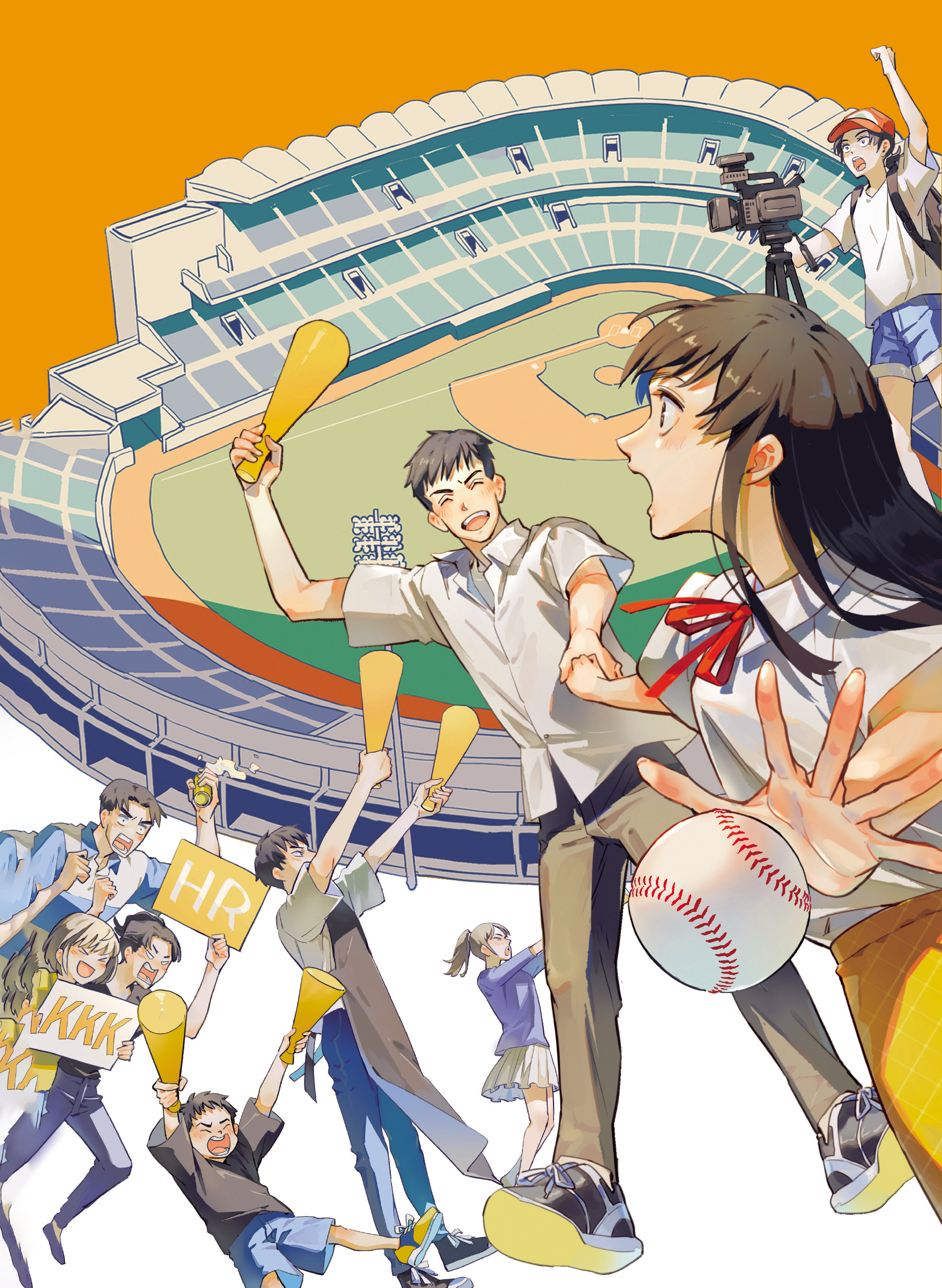 張季雅投射個人生命經驗,以球迷視角創作《帶我去球場》。(蓋亞文化提供)