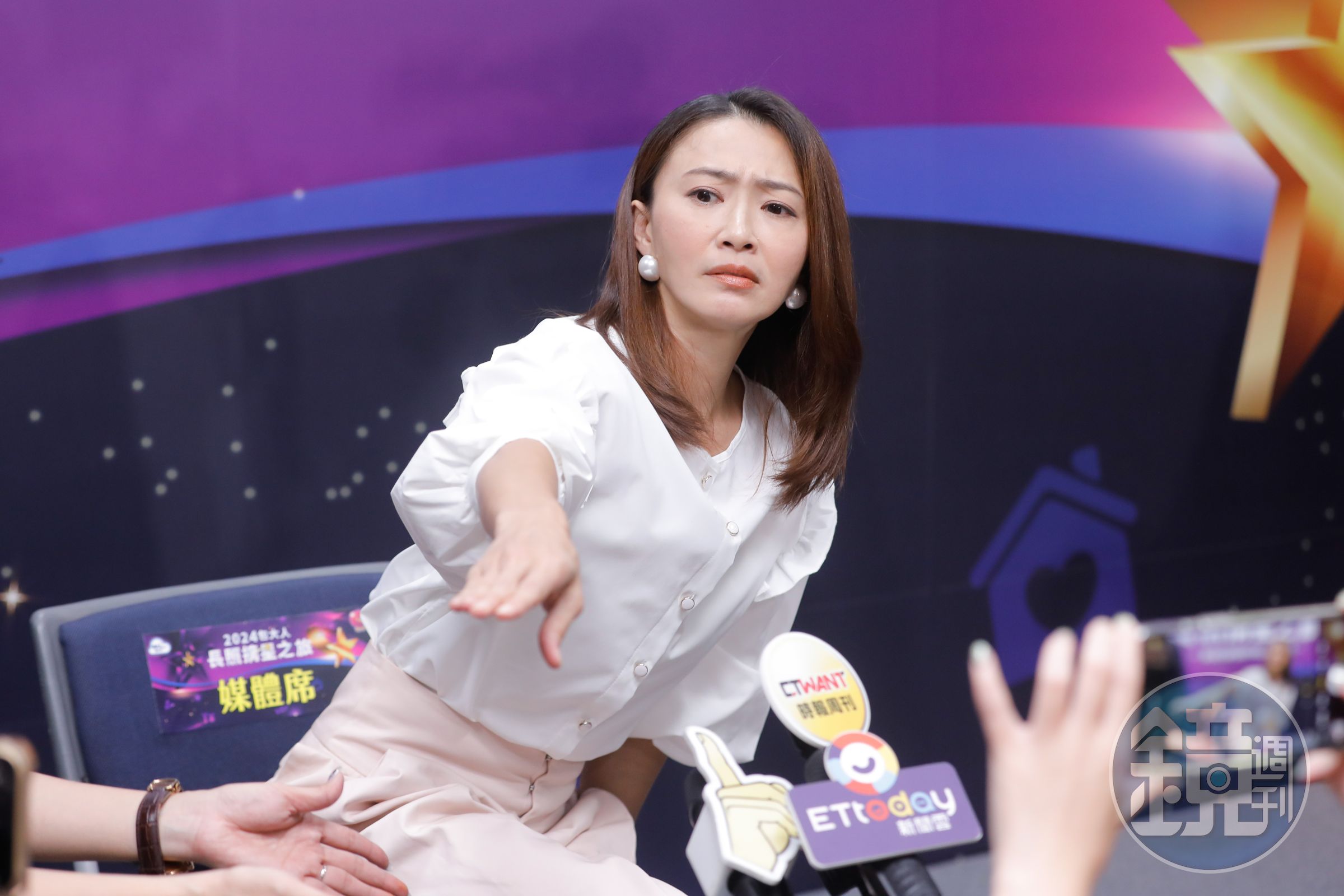 侯怡君現身分享長照心酸。