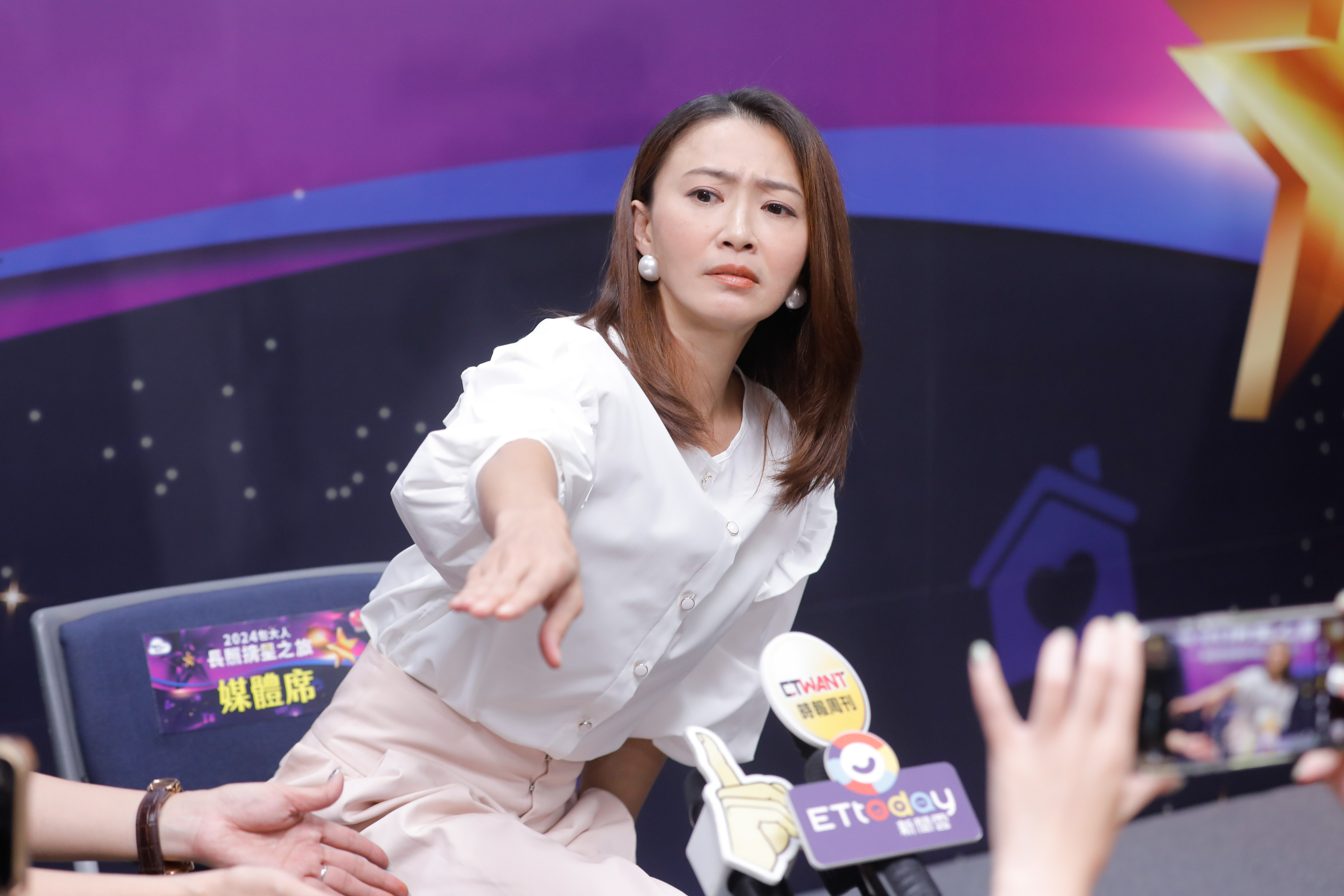 侯怡君現身分享長照心酸。