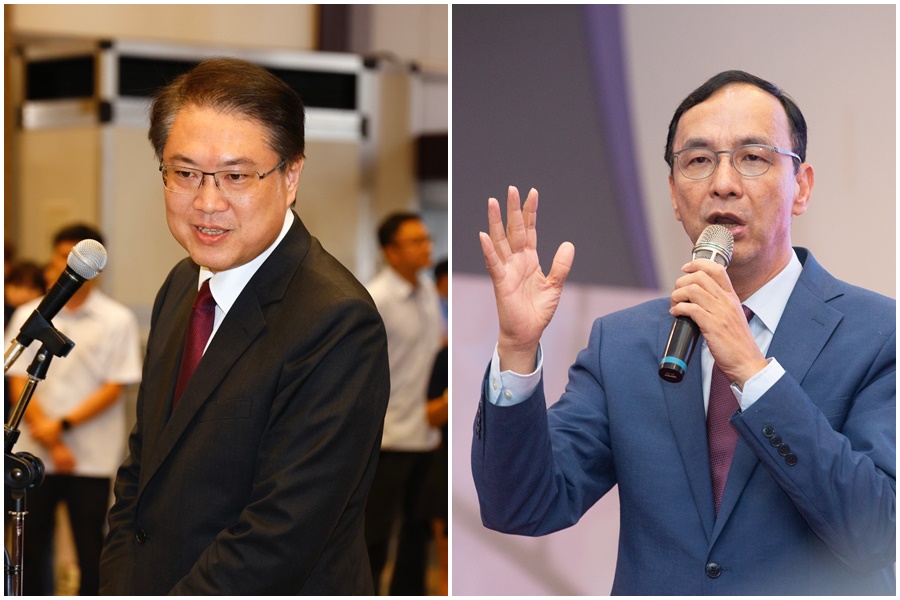 林右昌稱「罷免非民主常態」，認為藉此贏回國會多數席次並不健康，一席話引發國民黨黨魁朱立倫批評。（本刊資料照）