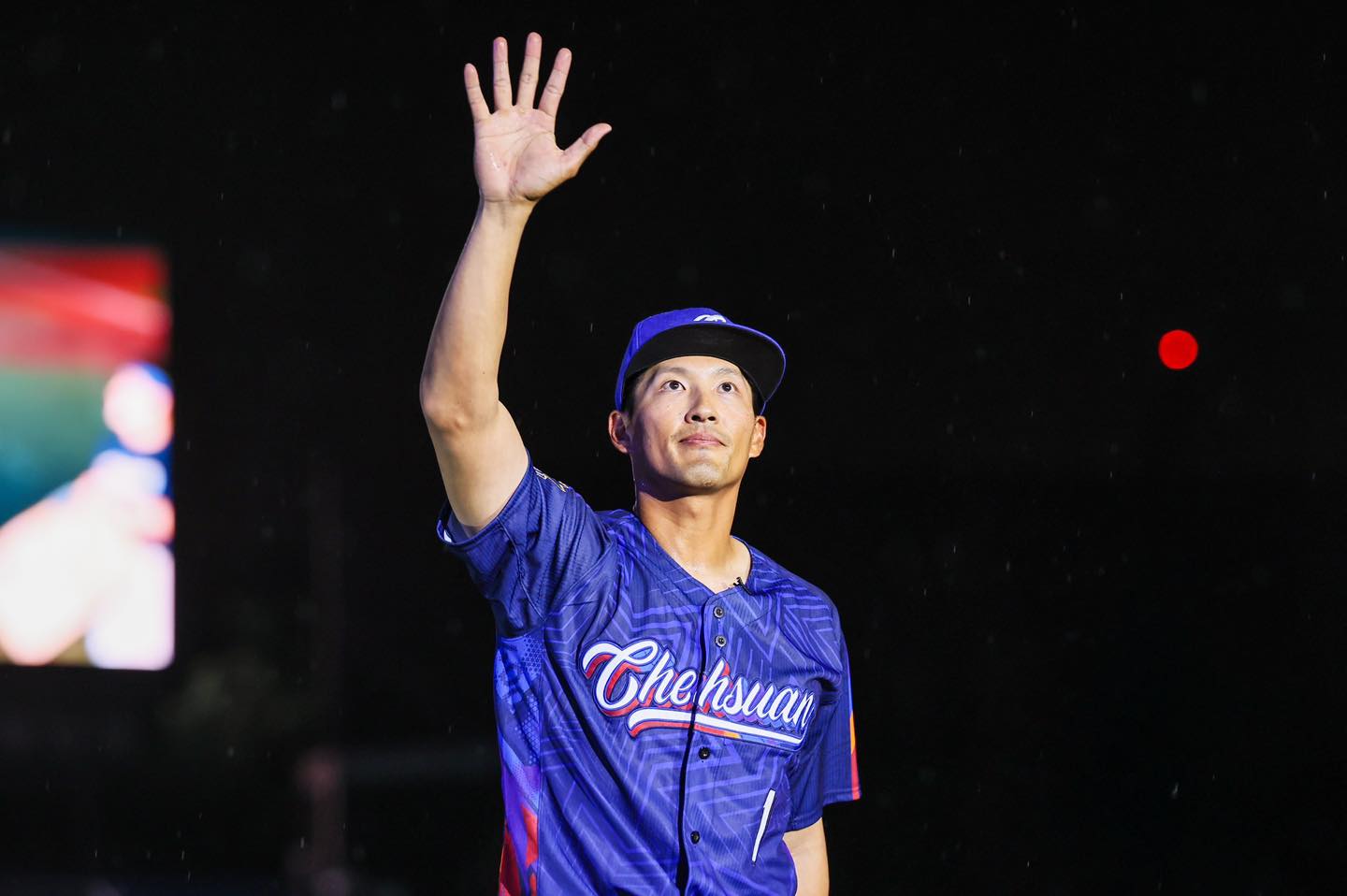 林哲瑄引退儀式昨晚在新莊棒球場舉行。（翻攝自CPBL 中華職棒﻿臉書）