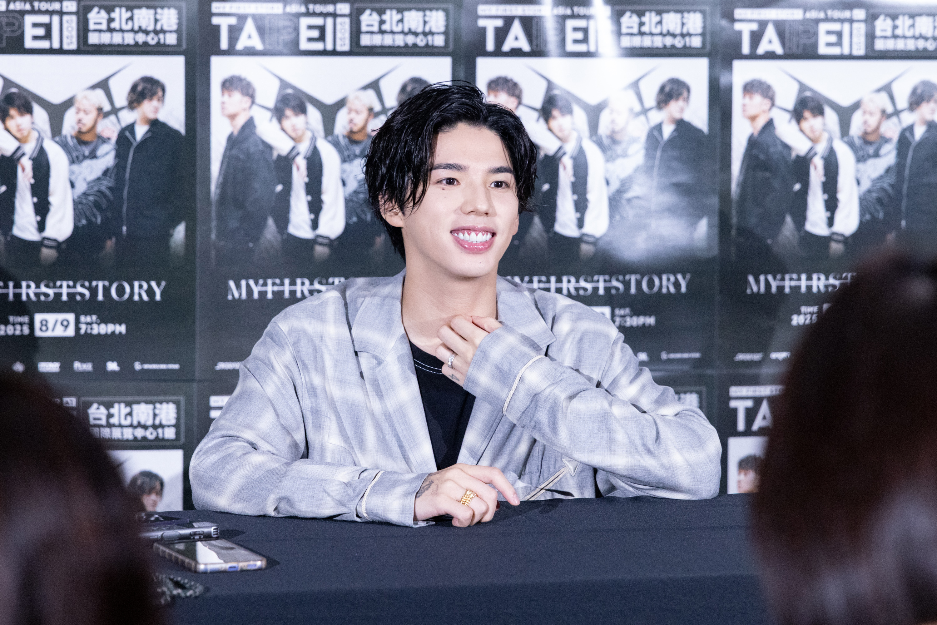 日本樂團MY FIRST STORY主唱Hiro想去九份觀光，哀嘆時間不夠。(和協整合行銷提供）