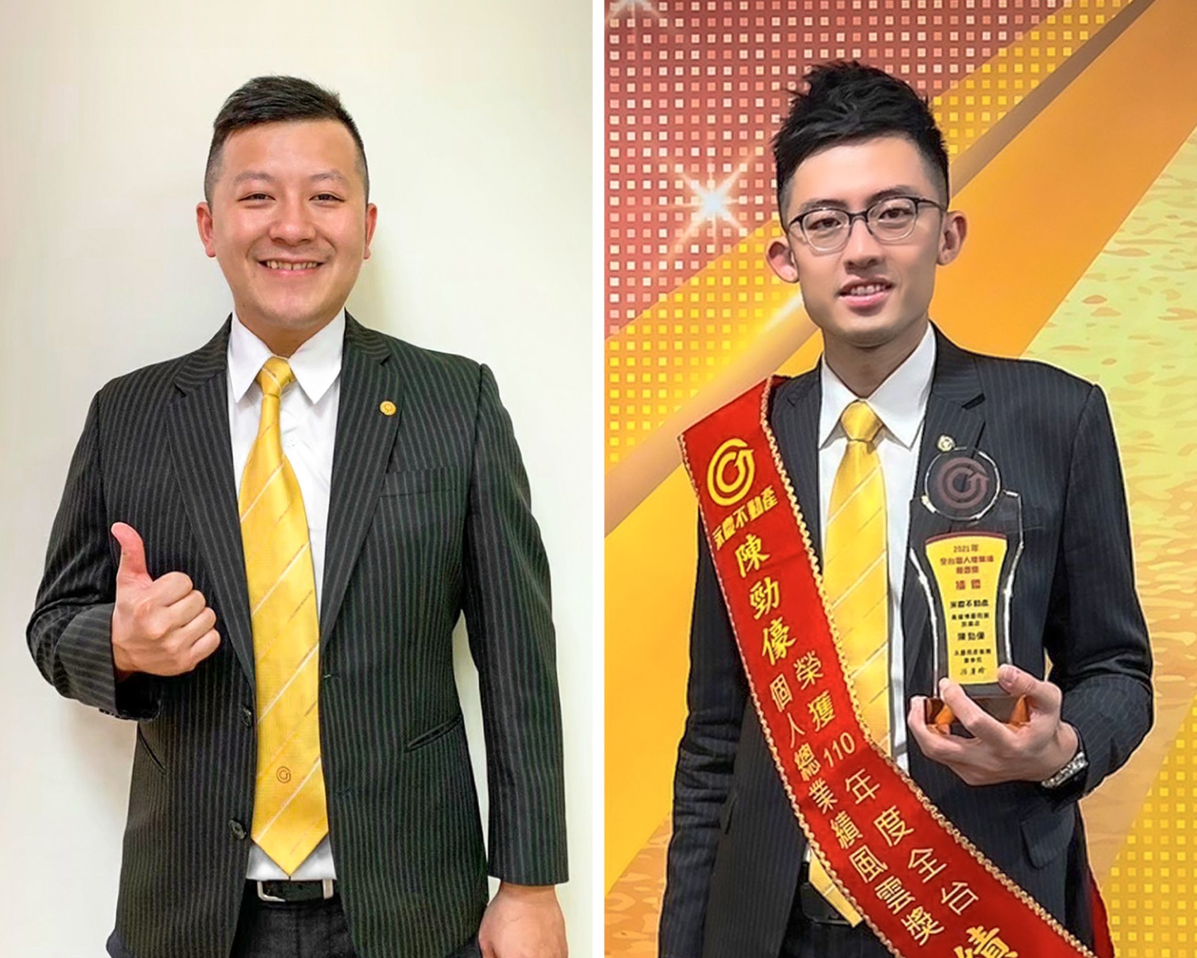 開幕不到90天,李易錚店長(圖左)、陳勁儫店東(圖右)就率店跨過1千萬業績大關。