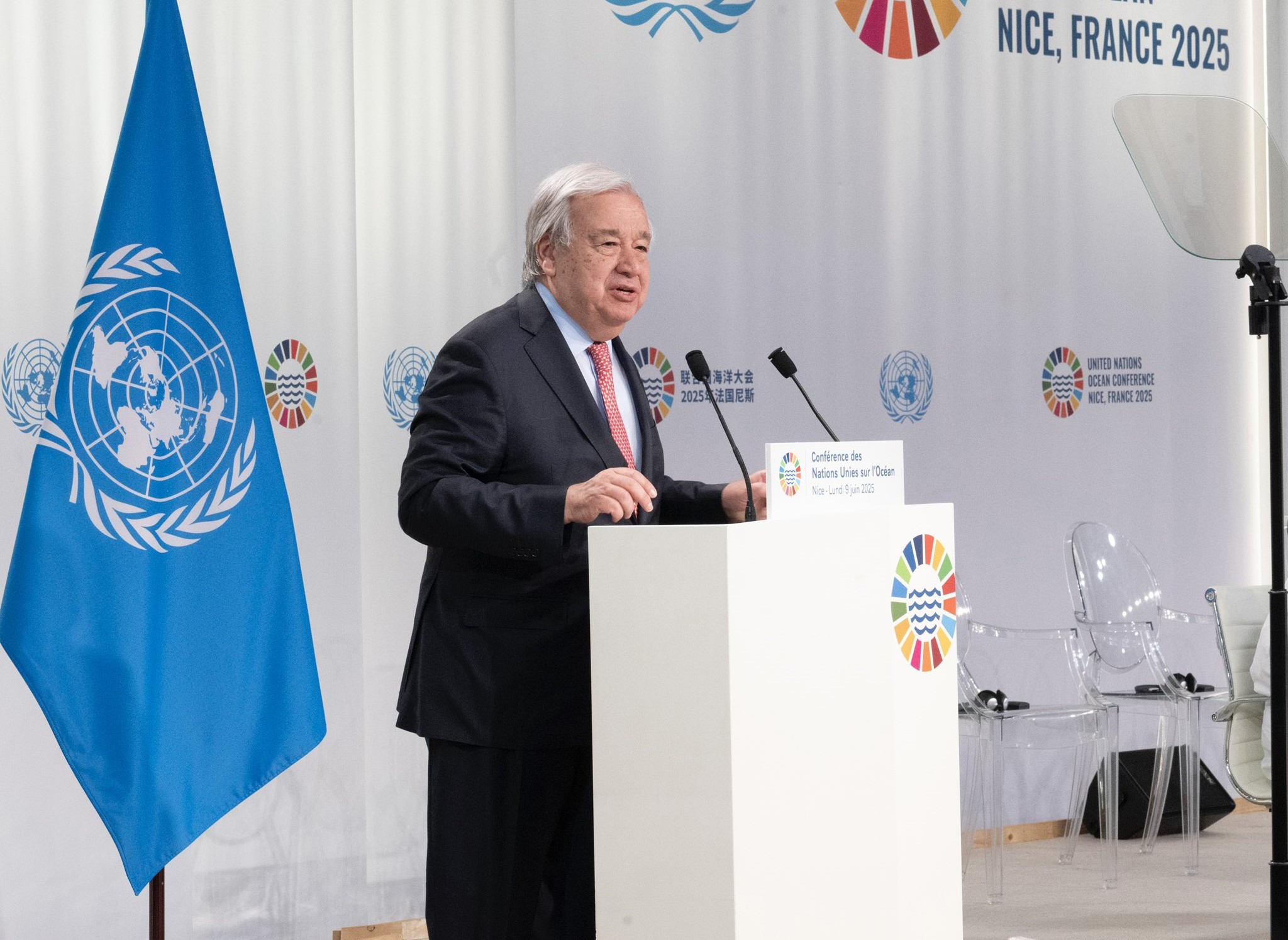 古特雷斯對美國空襲伊朗感到震驚，也憂心此舉會讓衝突更加失控，呼籲聯合國會員緩和局勢。（翻攝自X@antonioguterres）