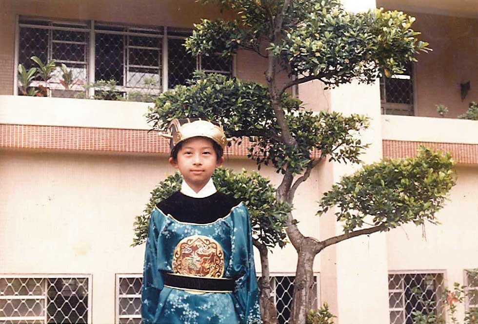 童年時期的呱吉。(呱吉提供)