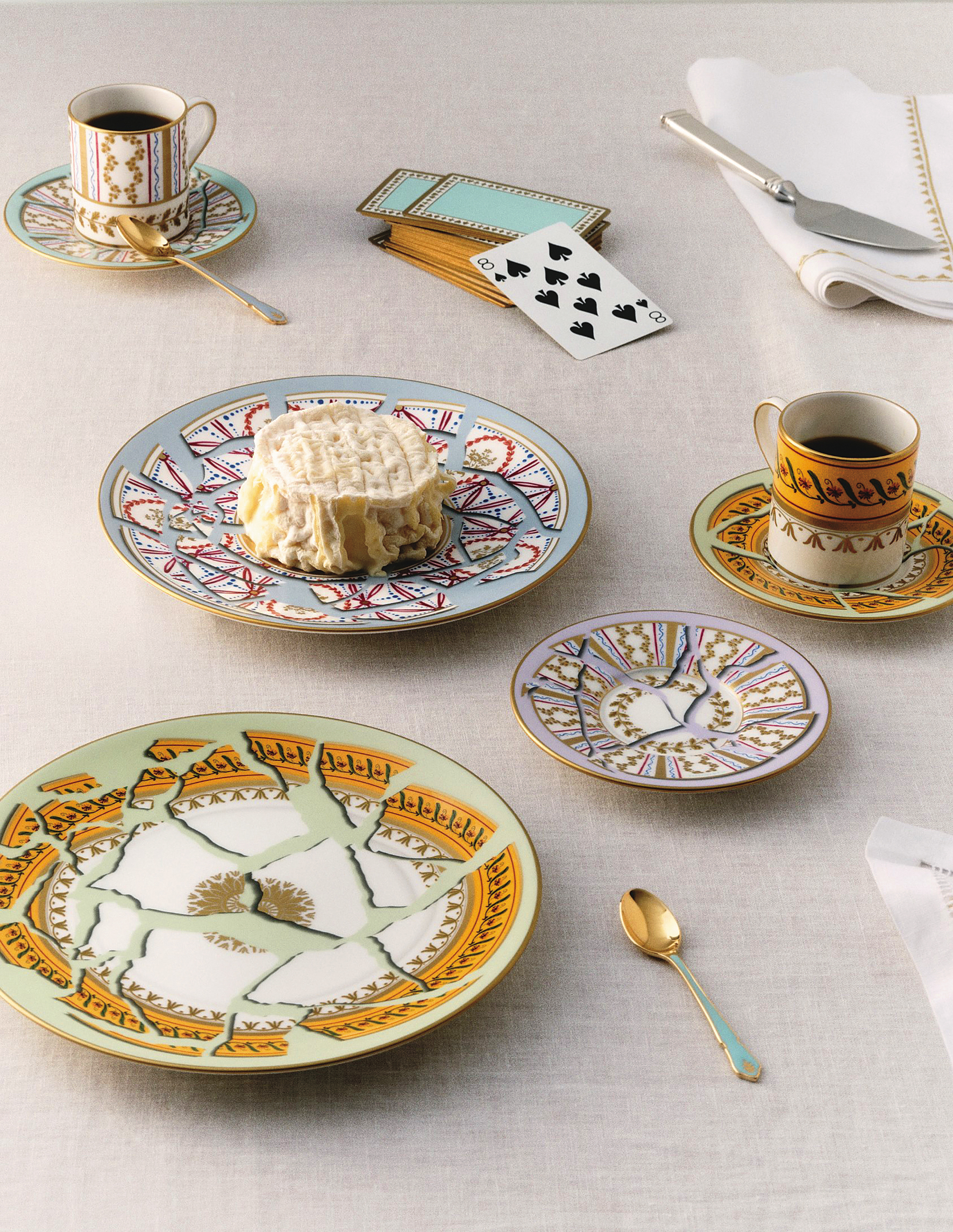 Tiffany & Co. X Fondation César聯名系列,破碎美感反倒更吸睛。(Tiffany & Co. 提供)