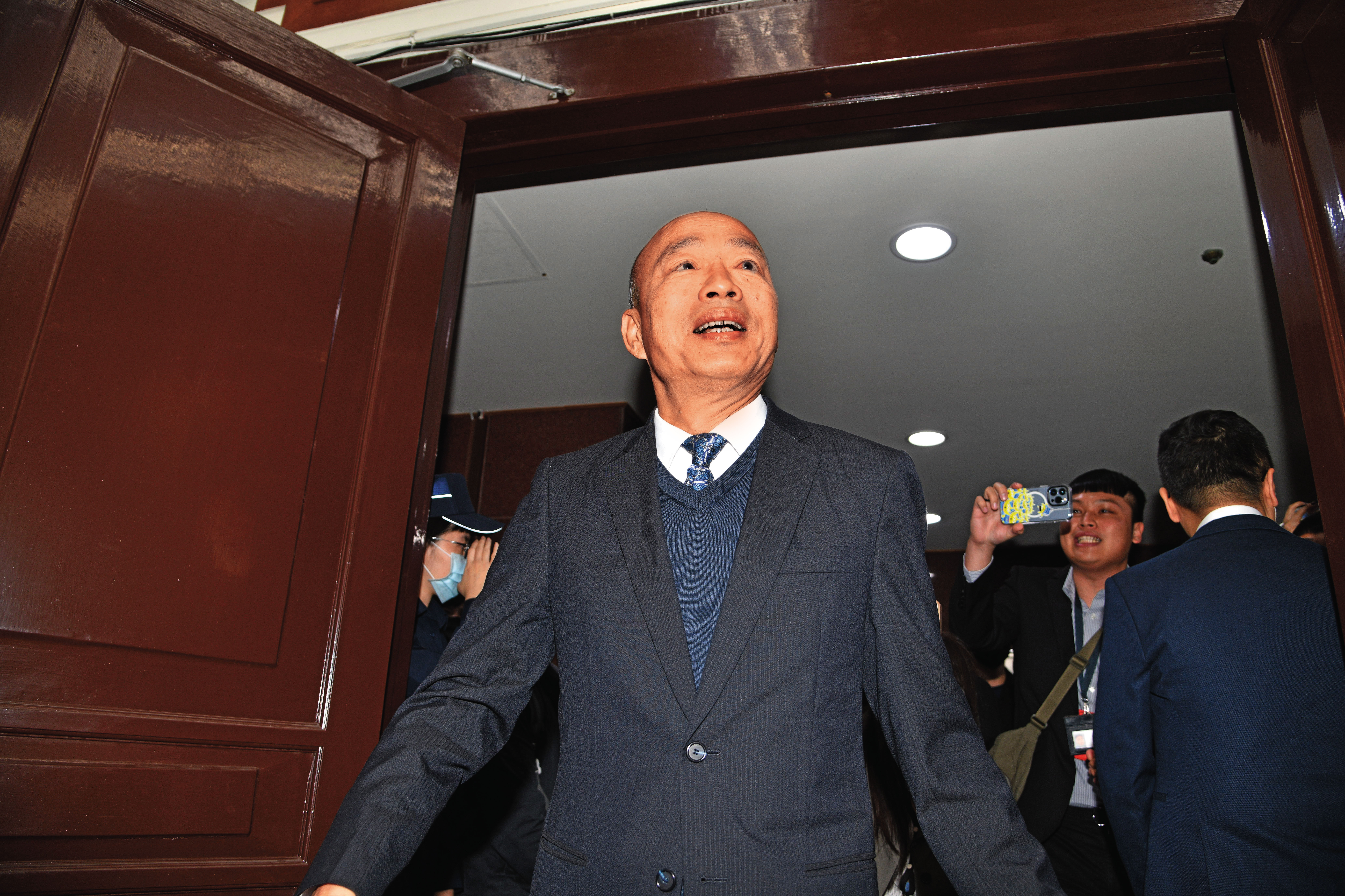韓國瑜重返政壇當選立法院長後，聲量明顯壓制柯文哲。