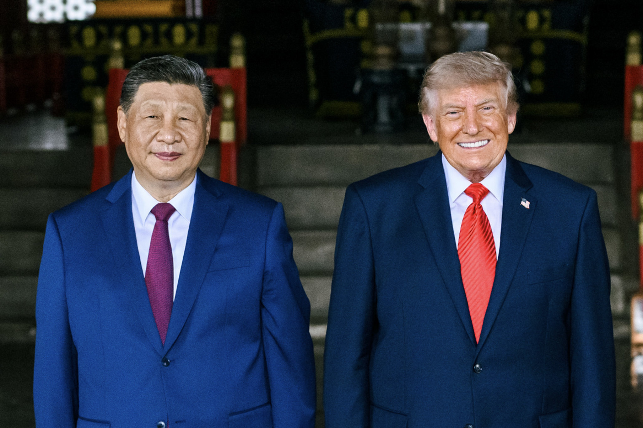 川普日前到北京與習近平會面。（翻攝The White House Flickr）
