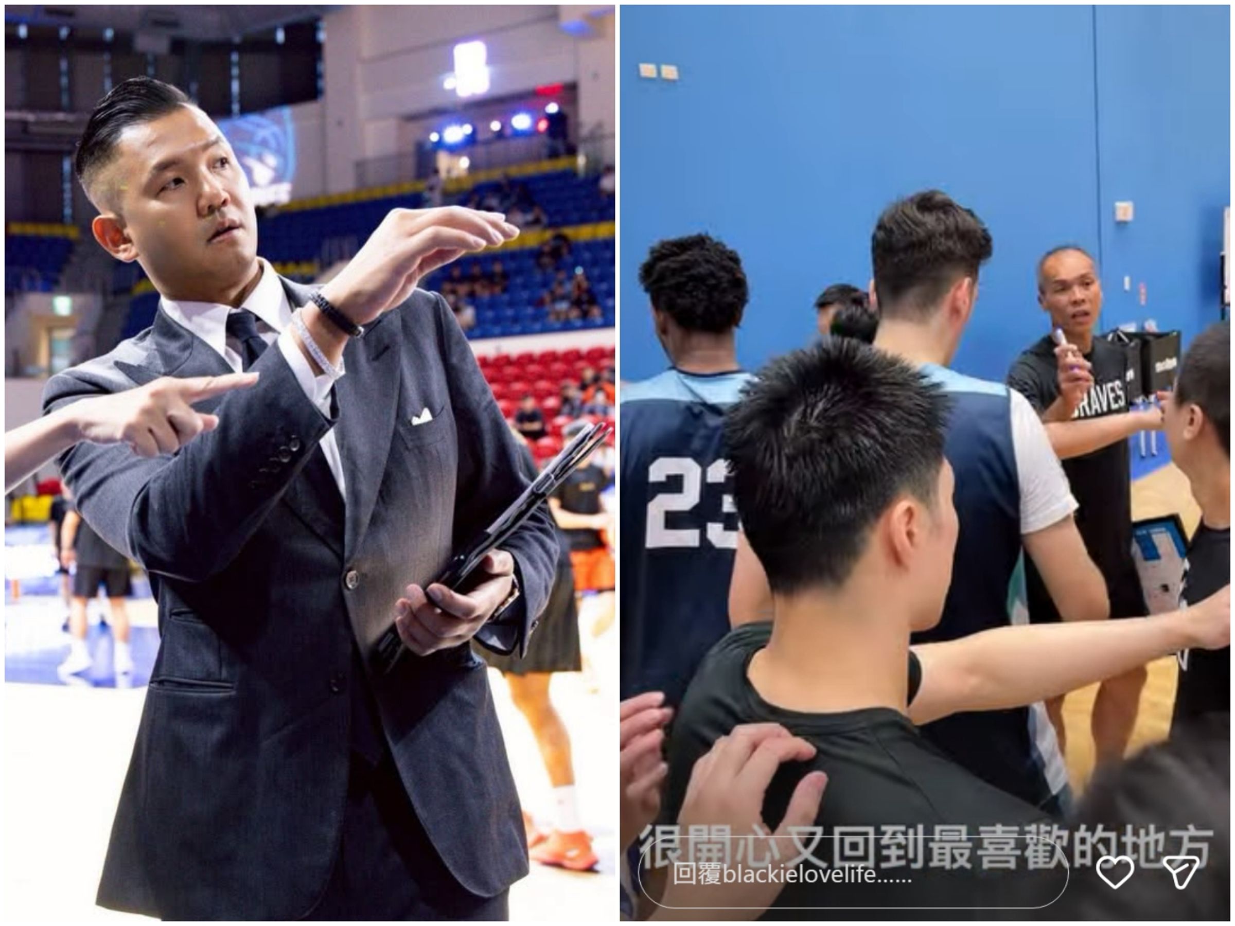陳建州大病初癒，重返最喜歡的籃球場讓他相當開心。（翻攝陳建州IG）