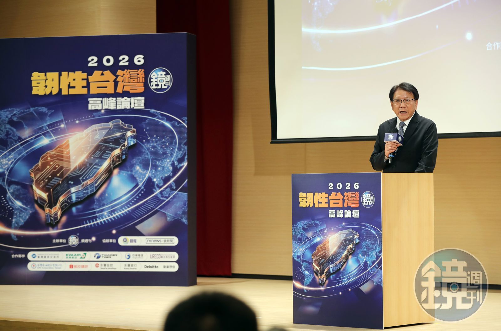 總統府祕書長潘孟安(圖)代表賴清德總統參加靱性台灣論壇。