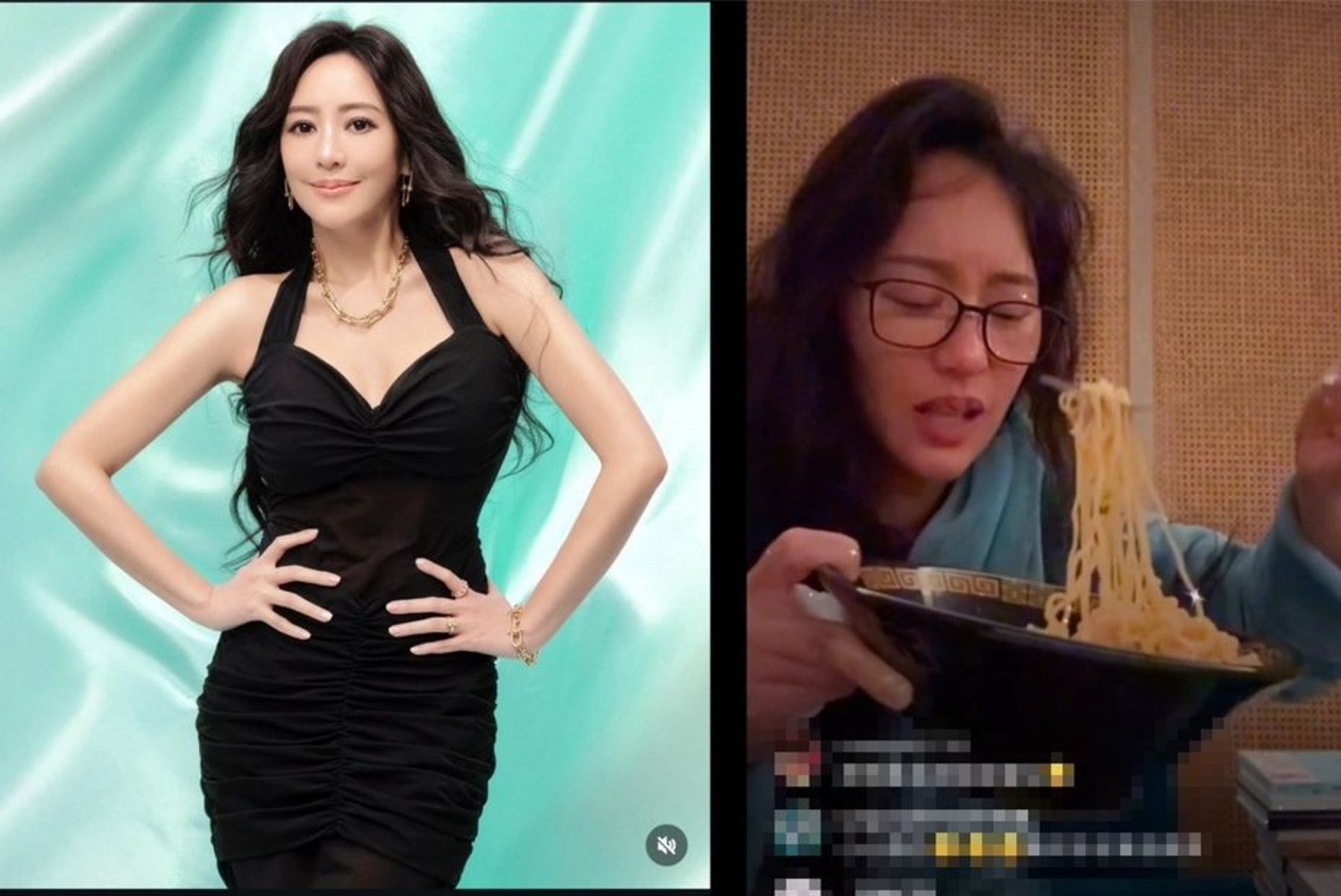 關穎深夜直播,死亡角度加披頭散髮,讓網友覺得很可愛。(翻攝自關穎IG)