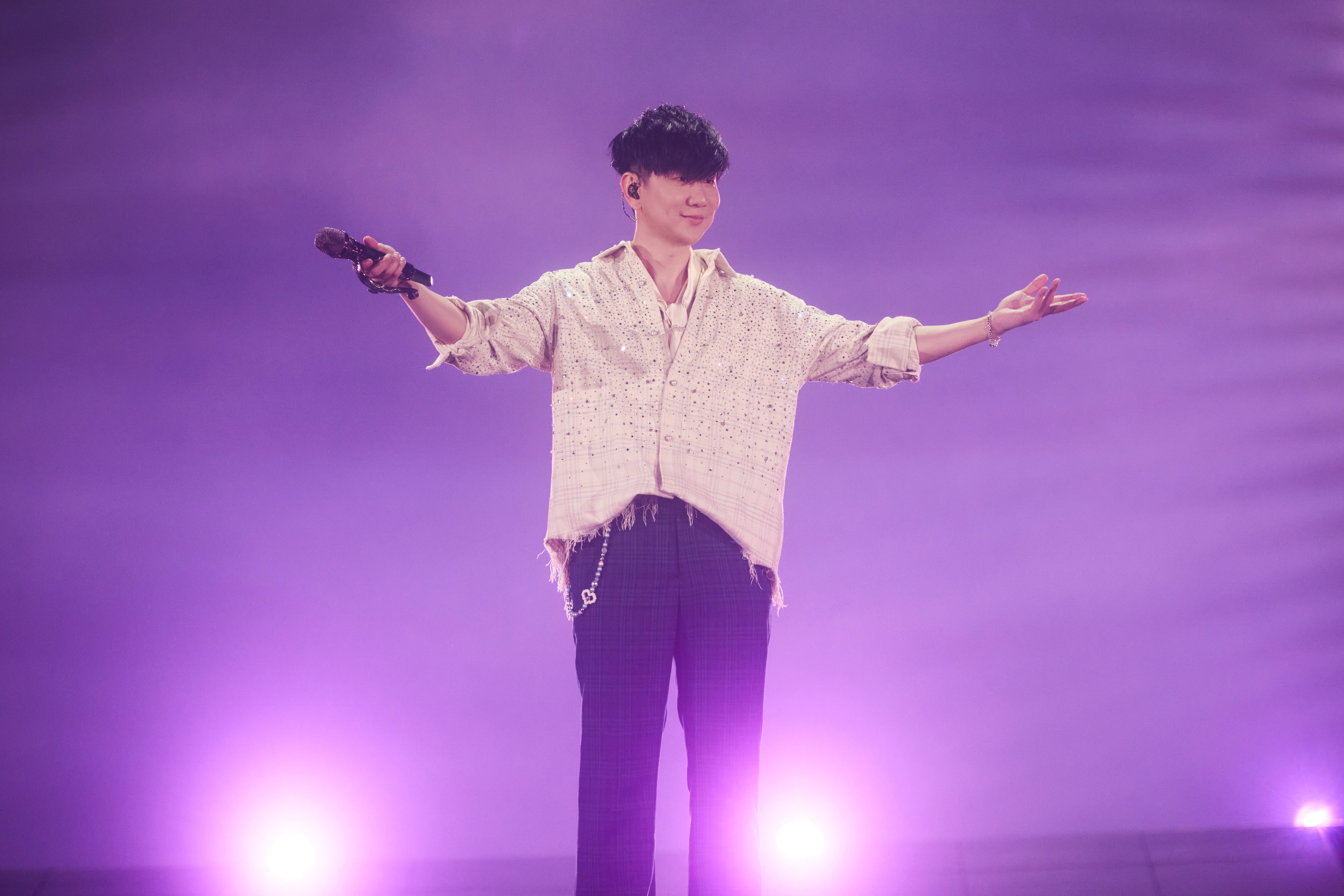 JJ林俊傑《JJ20 FINAL LAP》大巨蛋演唱會邁入第二場。（JFJ PRODUCTIONS提供）