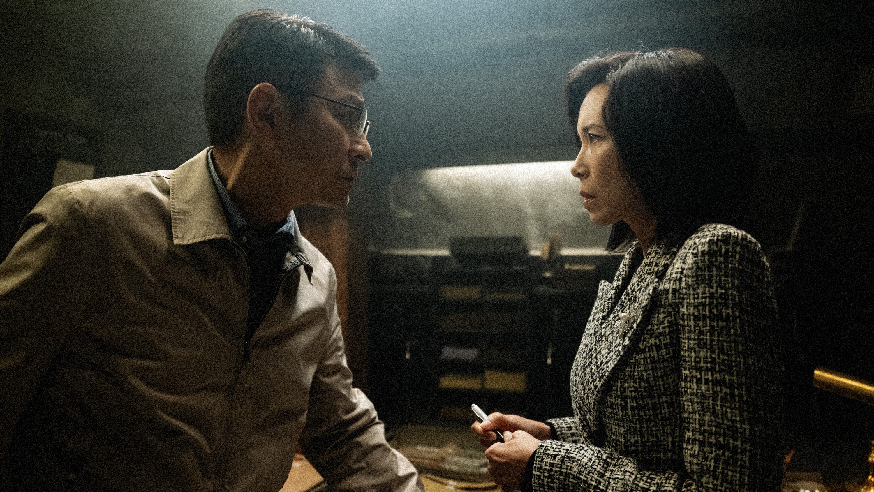 劉德華與莫文蔚的合作戲充滿火花。（華映娛樂提供）