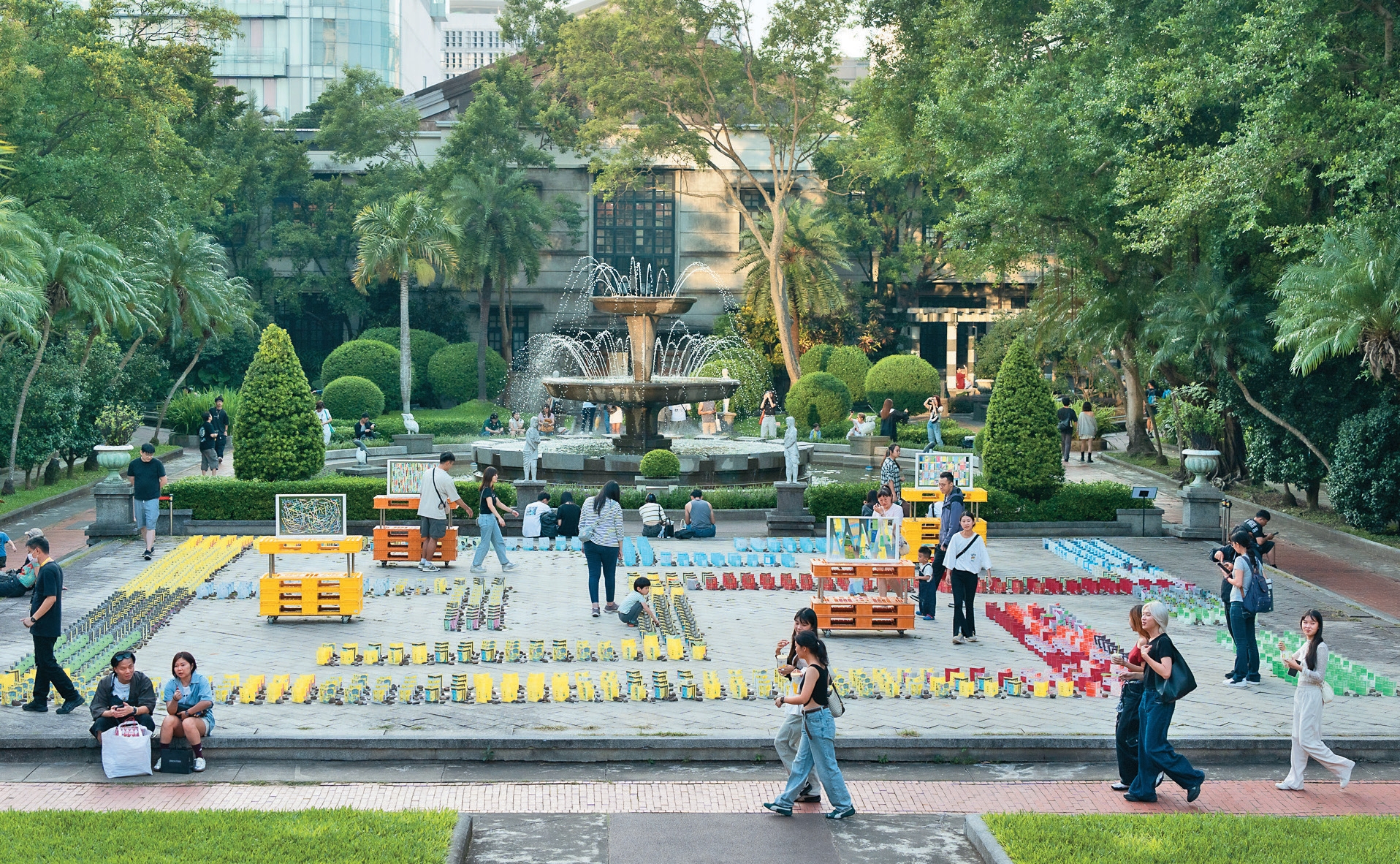 「原創基地節」將藝術展覽融入於花園與古蹟建築場域中。（圖／松山文創園區）