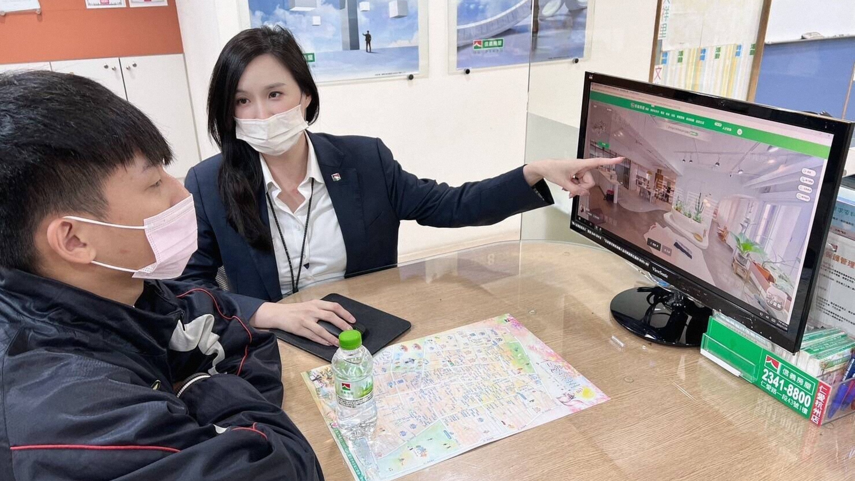 信義房屋表示,數位工具能協助買方在動身前先完成第一輪篩選,但實際的採光、通風與居住感受仍須現場確認。(圖為信義房屋大安延吉店專案經理劉恬敏)(信義房屋提供)