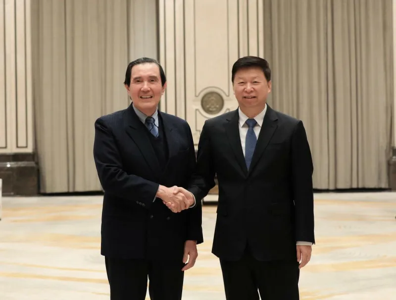 馬英九昨日晚間會見國台辦主任宋濤。（馬辦提供）