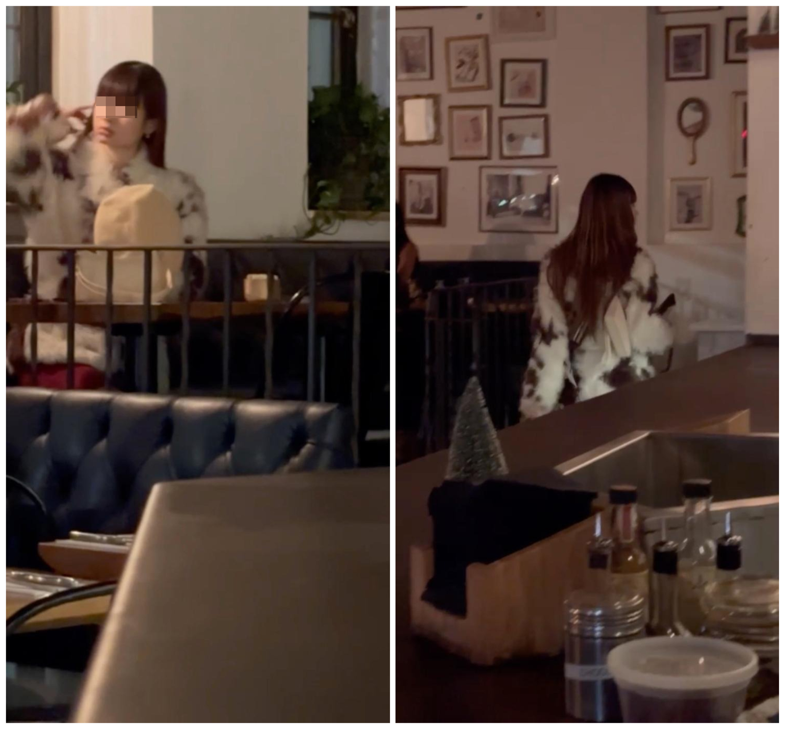 Pei Chung吃霸王餐過程全被拍下。（翻攝New York Post）