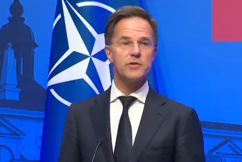 北約秘書長表示，「我們非常擔心台灣情勢」。（翻攝自X）