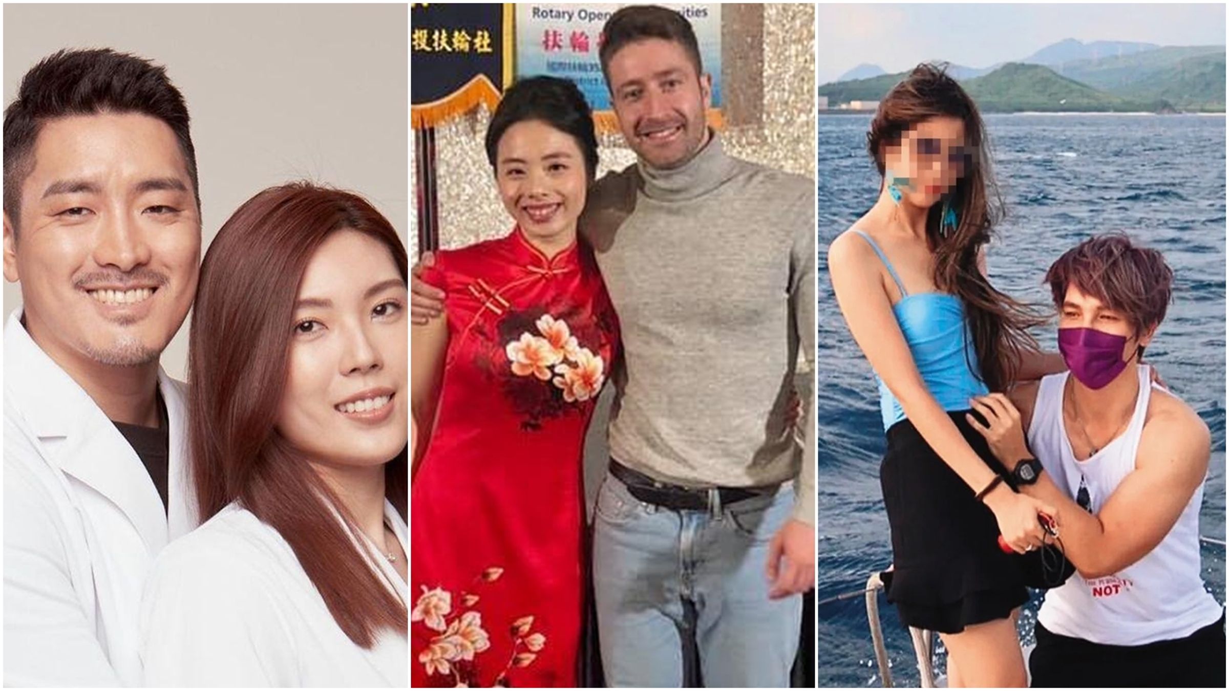 除了離婚已變成「筋肉萬萬」與「肌肉老爹」的前筋肉爸媽,也有不少夫妻型網紅離異收場。(翻攝自臉書、IG)