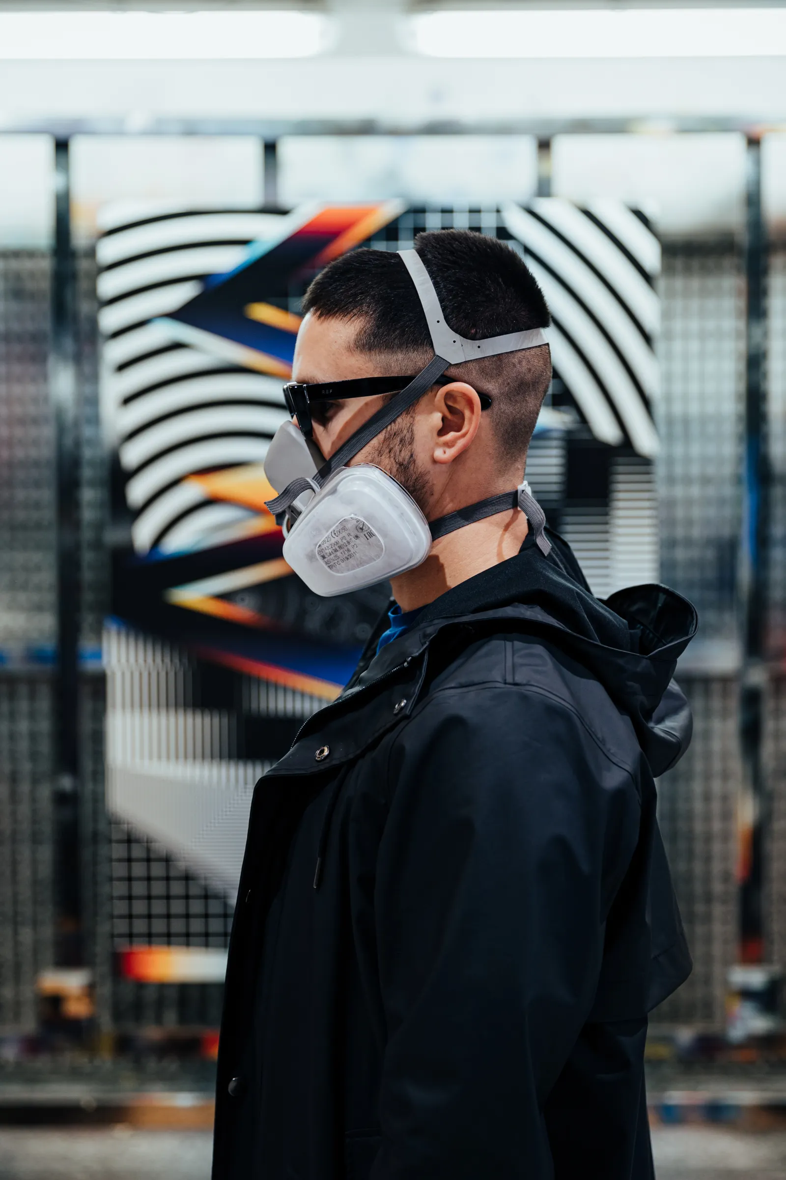 阿根廷藝術家Felipe Pantone 的招牌風格是「動態藝術」,將速度、科技和光影放進創作之中。