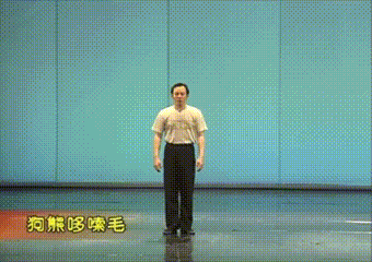近日社群瘋傳魔性舞步「狗熊哆嗦毛」,動作看似搞怪,實則源自列入國家級非物質文化遺產的山東鼓子秧歌。(翻攝自環球網)