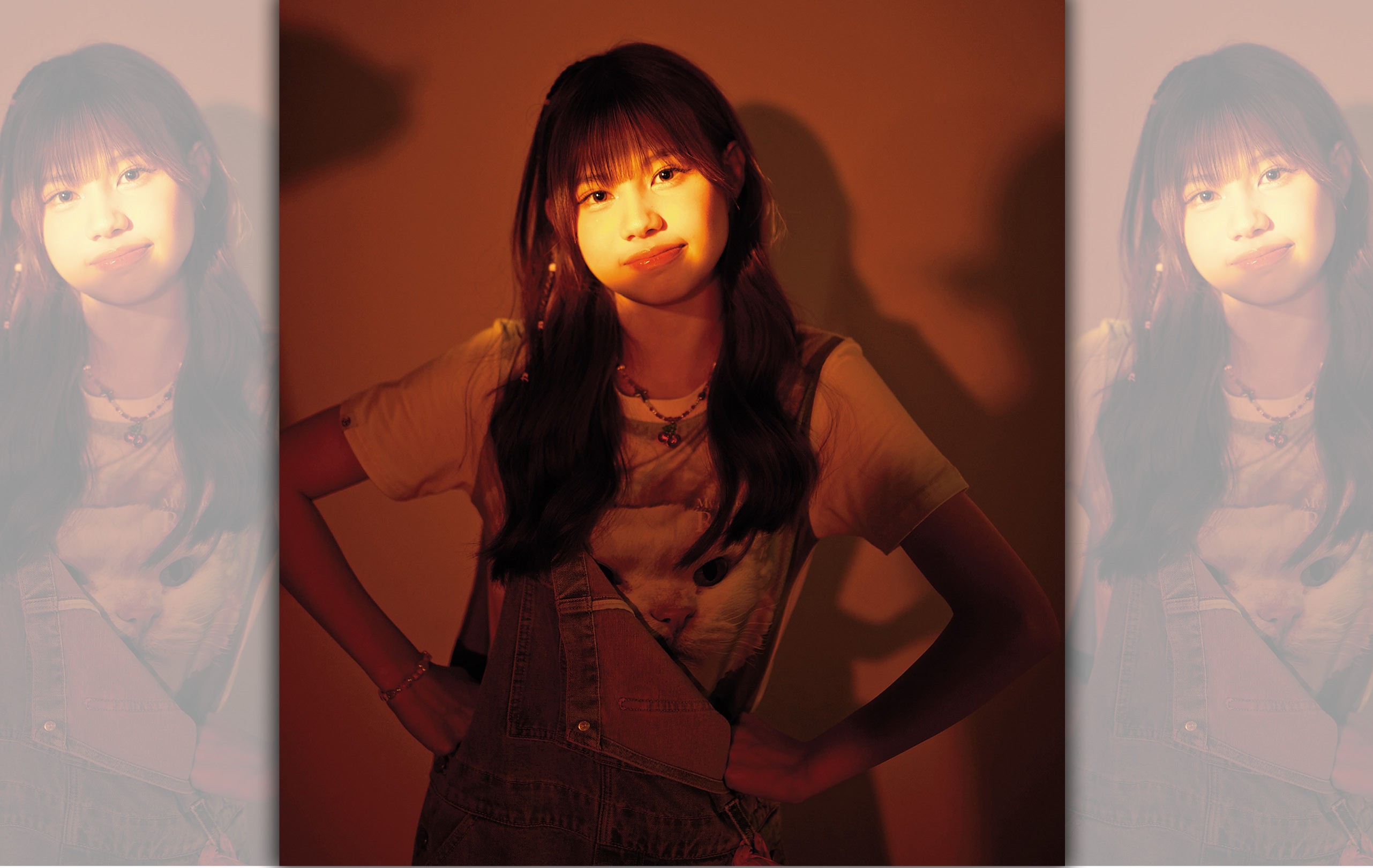 來自隱藏團幽靈水晶的昀靚，今年才14歲，是所有選手中年紀最小的。