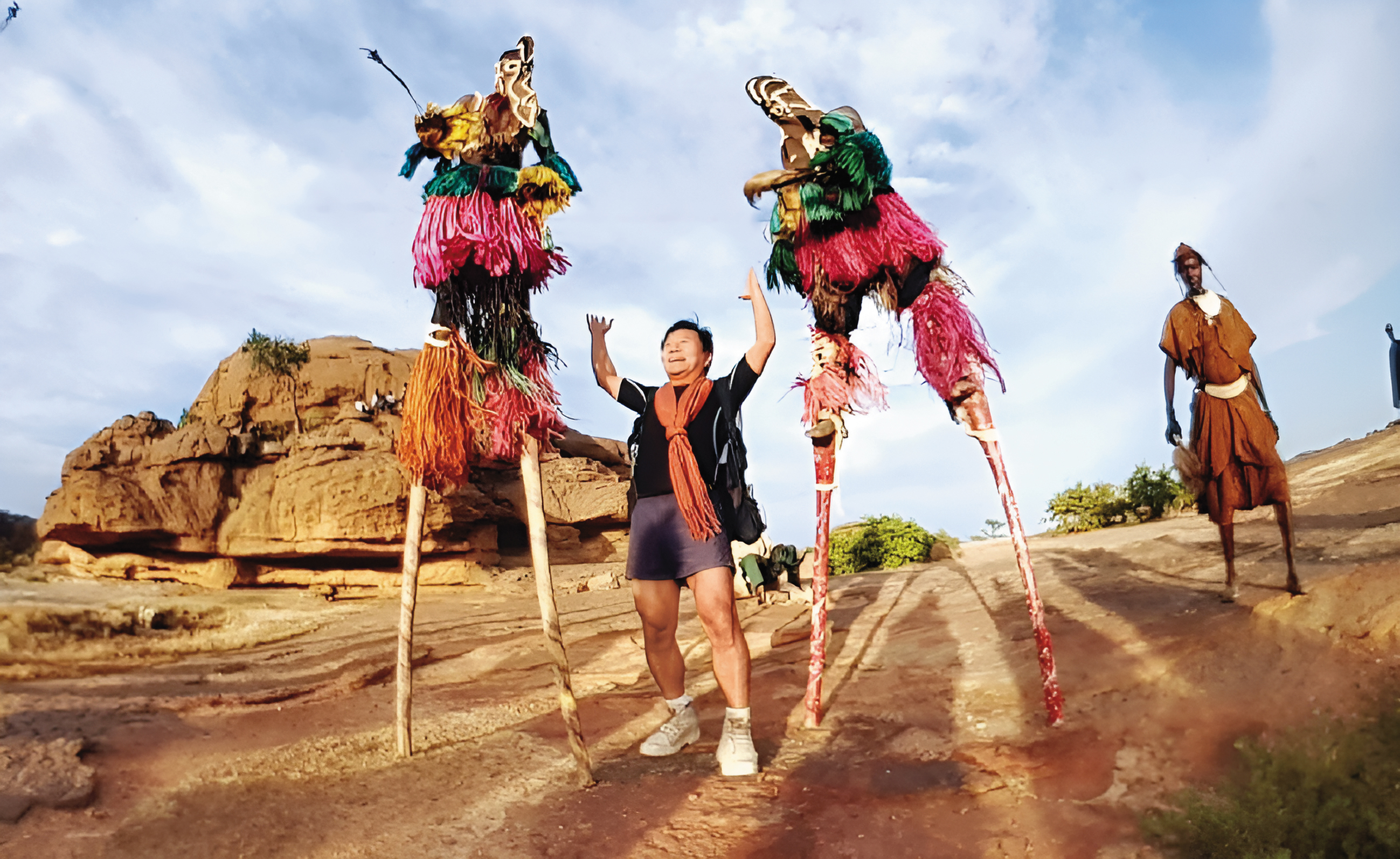 熱愛旅行的眭澔平已環遊世界上百個國家，經歷傲人。（翻攝眭澔平臉書）