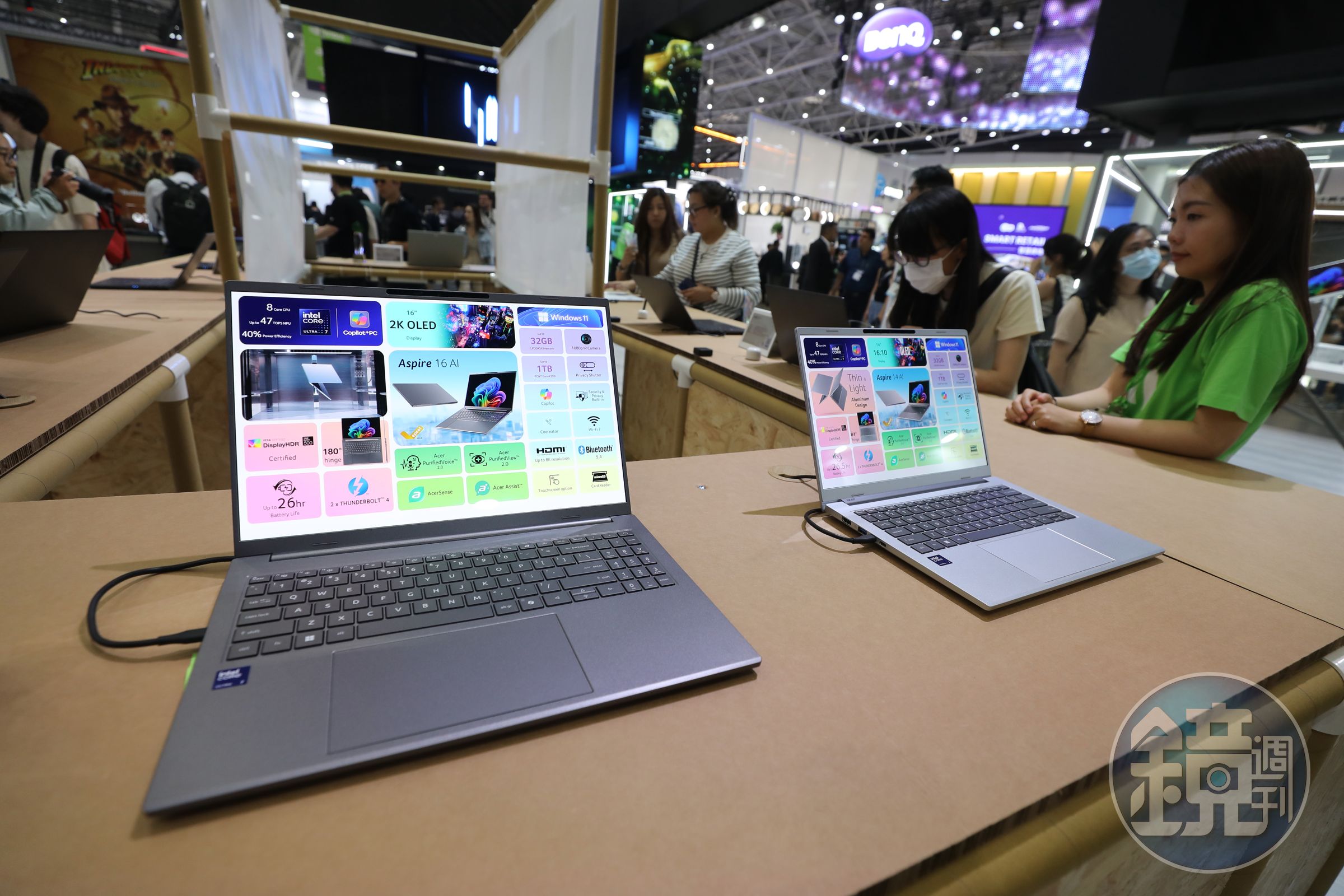 黃仁勳表示，AIPC整合軟硬體技術，未來有無限的可能性。