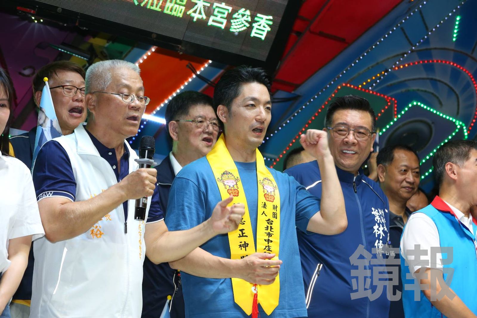 宮廟董事長當面洗臉!抱怨2年都沒來「選舉才來」 蔣萬安尷尬道歉了