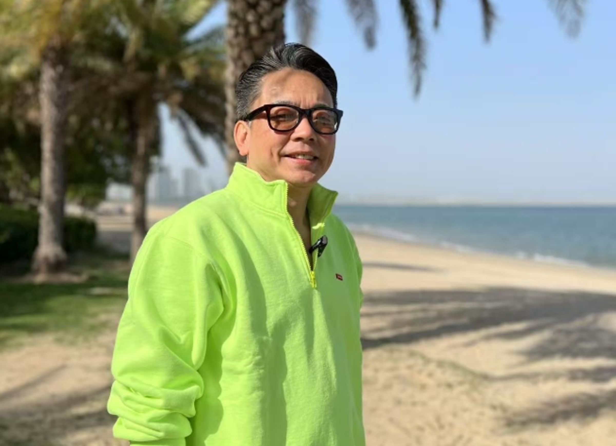 詹惟中分享搭商務艙遇過超傻眼的狀況。(翻攝自詹惟中 就是愛算命臉書)