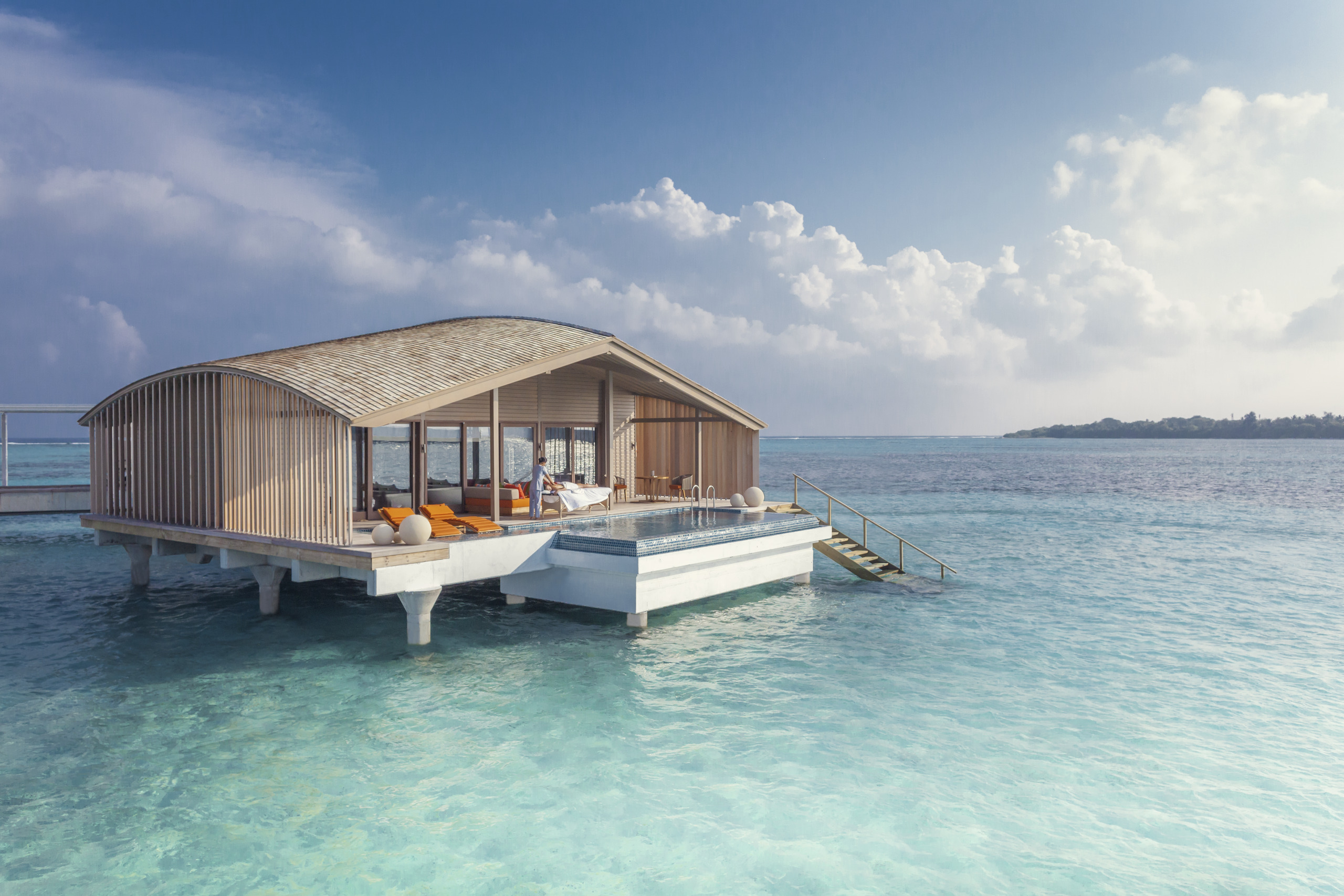 入住5晚Club Med芬尼芙水上別墅，其中2晚免費，每人最高現省近8萬。（Club Med提供）