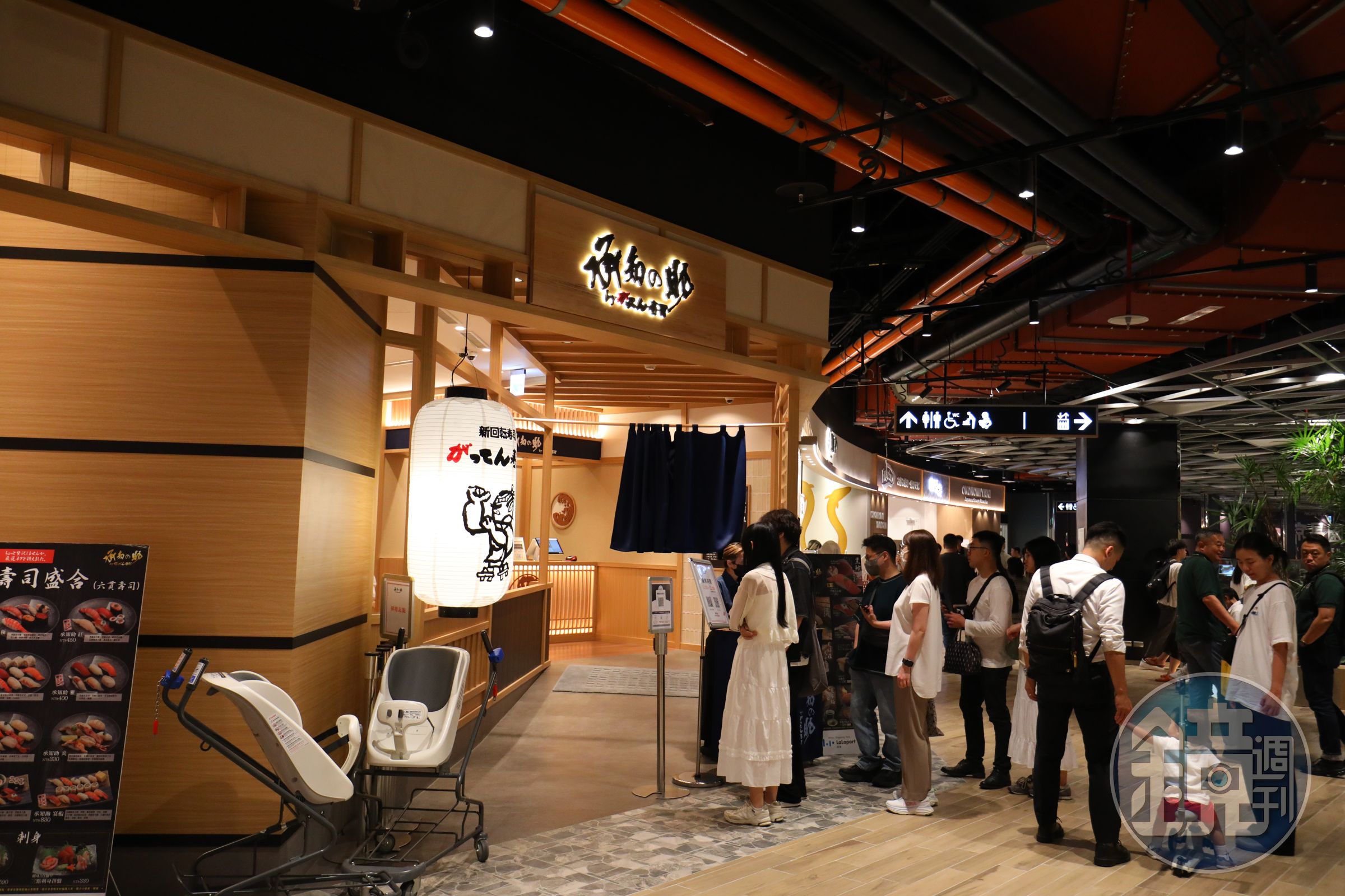日本連鎖壽司品牌「承知助by合點壽司」的全台首家分店，5月29日在南港Lalaport的6樓美食餐廳區正式開幕。