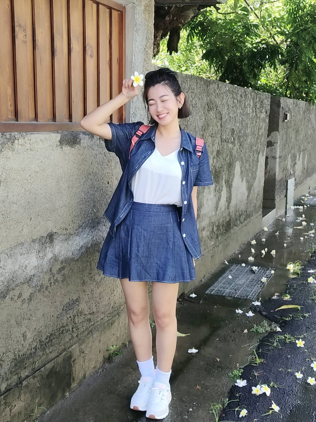 米可白遊台南景點。（台南市政府提供）