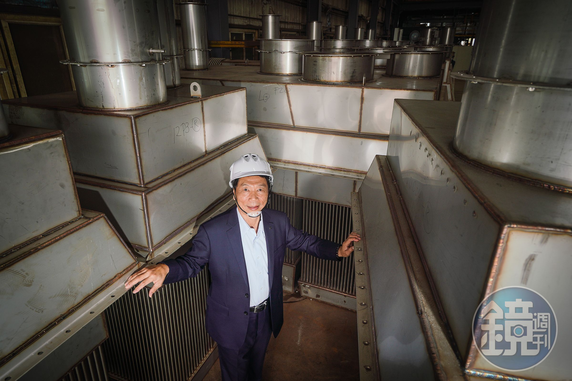 鄭石治從冷氣維修師傅做起,成為台灣首家自製VOCs處理設備的廠商,第一個客人就是半導體指標大廠。