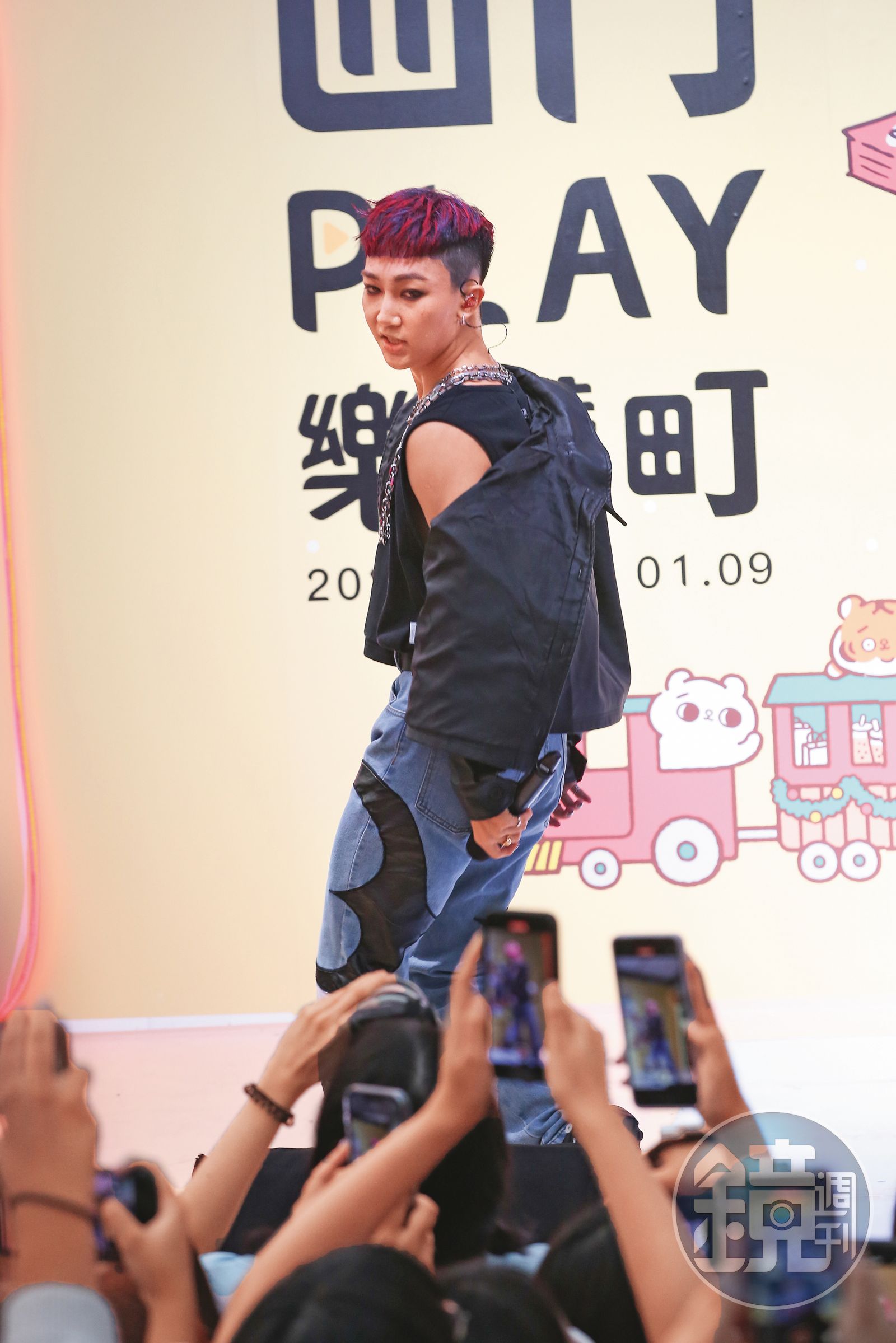 2022年小孩曾現身「西門PLAY樂購町」活動演出