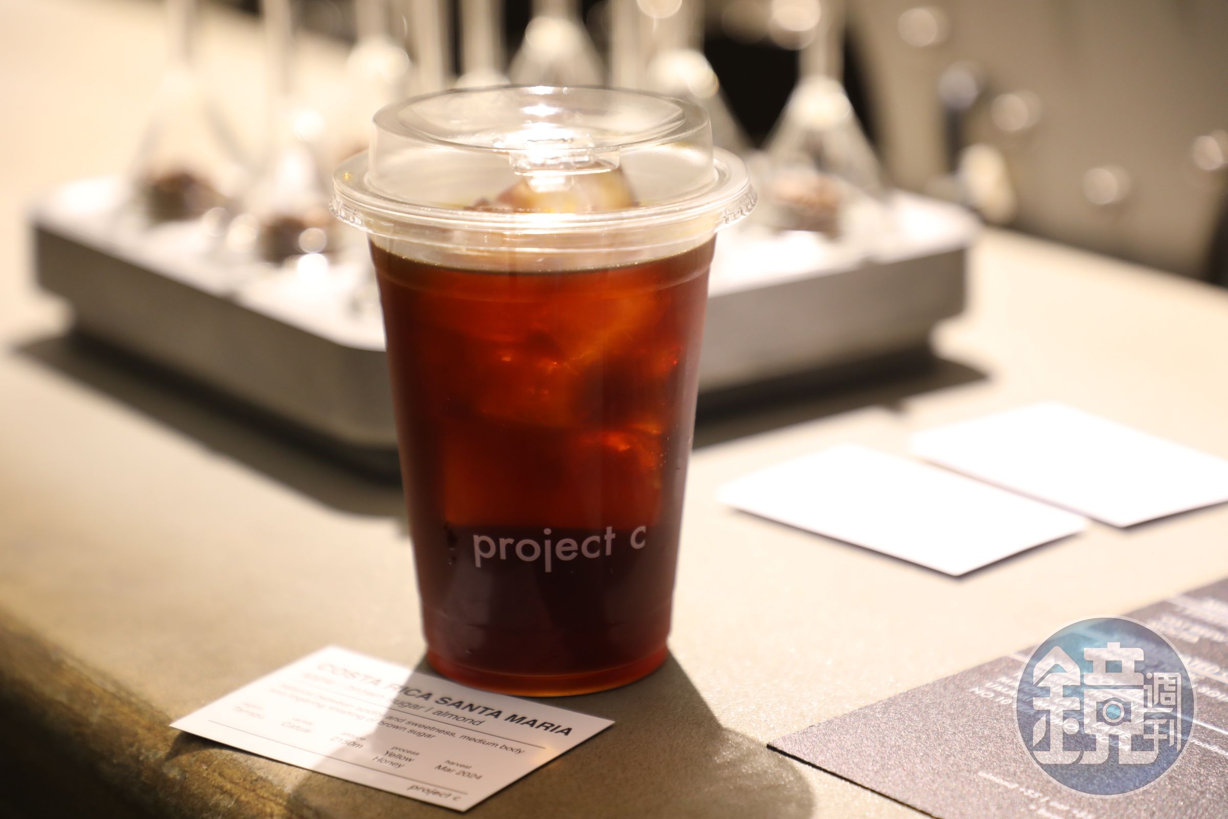 「Cold Brew Black」選用來自哥斯大黎加的蜜處理Costa Rica Santa Maria,帶有果香、堅果與焦糖風味。(港幣50元/杯)
