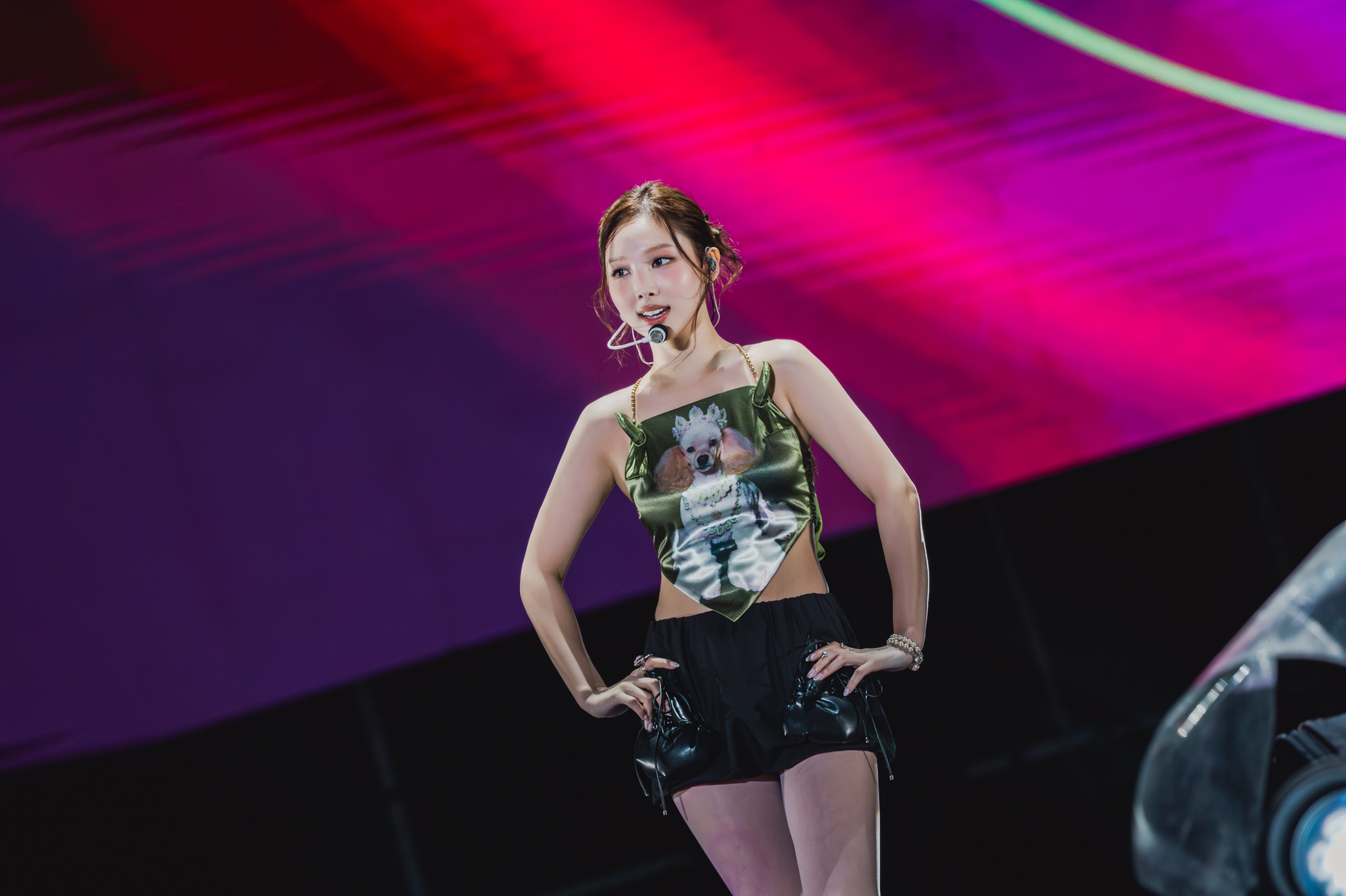 TWICE娜璉昨（4日）結束演出就去吃了她最喜歡的火鍋。（寬寬整合行銷提供）