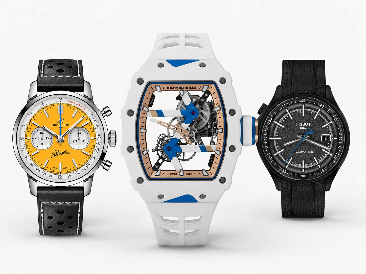 錶誌／手腕上的破風美學！RICHARD MILLE、BREITLING、TISSOT  創造不同級距的「環法自行車賽」聯名錶